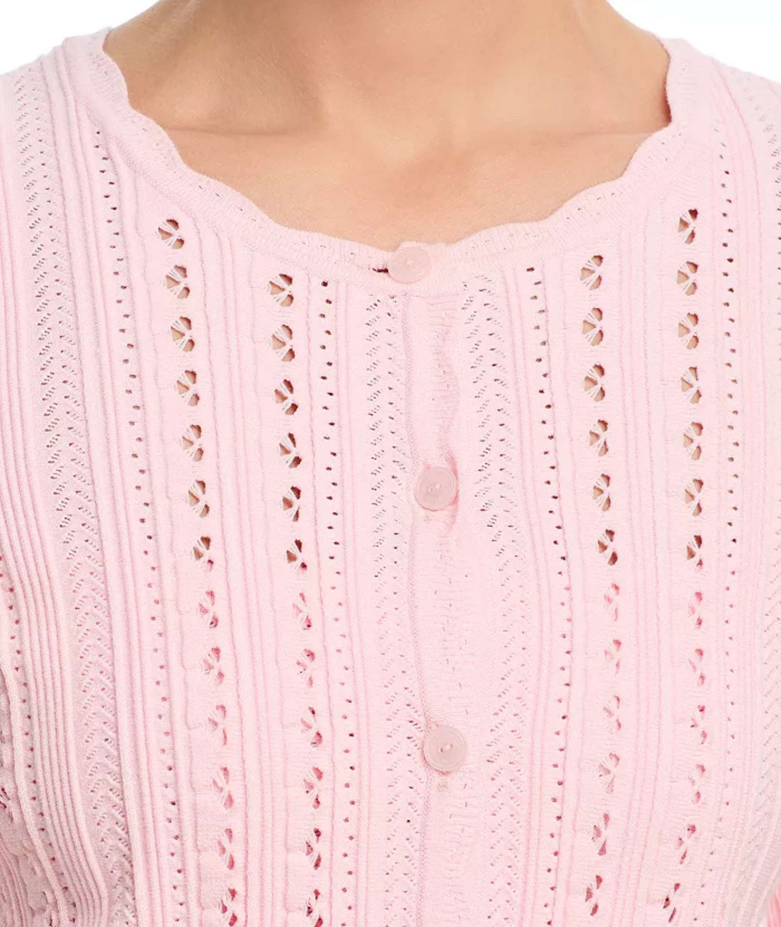 Love Shack Fancy Women Peridot Cardigan Peach Sorbet Girls Special Tops Love Shack Fancy