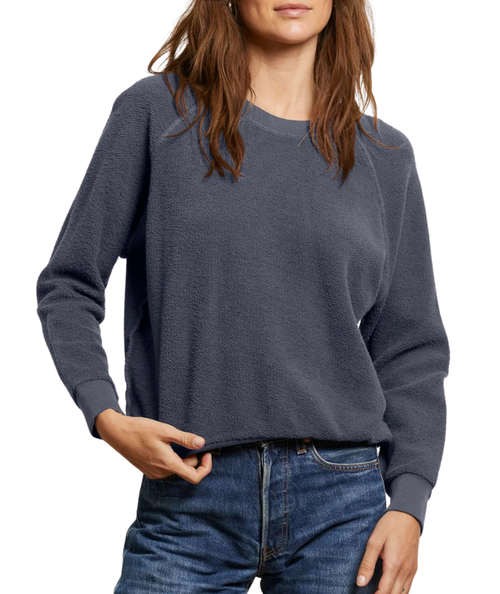 Perfect White Tee Women Ziggy Inside Out Fleece Sweatshirt Womens Casual Tops Perfect White Tee