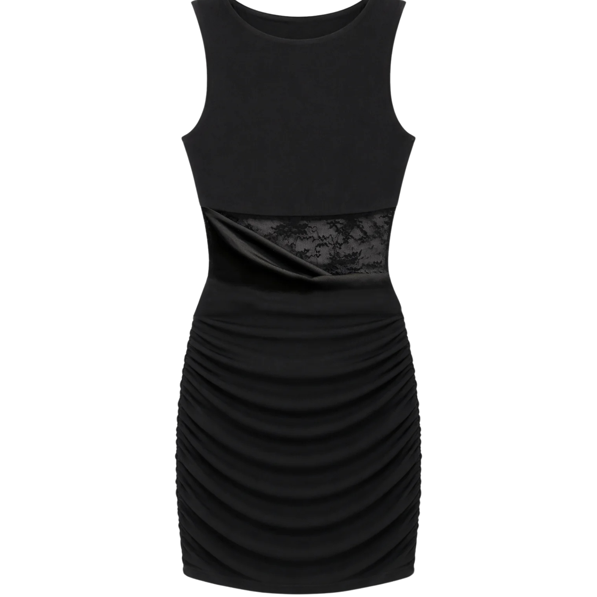 Katie J NYC Juniors Ayla Dress Womens Casual Dresses Katie J NYC Black Juniors/Women XS