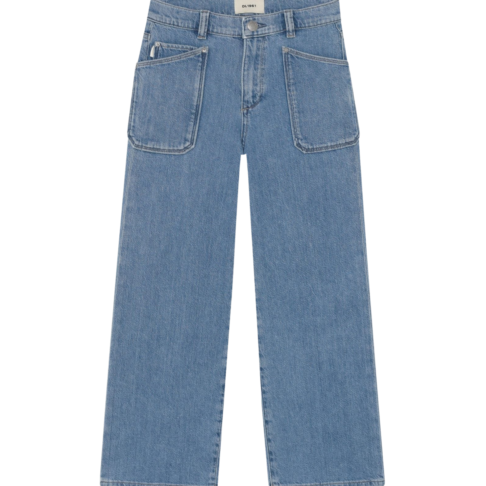 DL1961 Girls Lily Skyfade Aura Wide Leg Jeans Girls Denim DL1961 Denim Y/S (7/8)