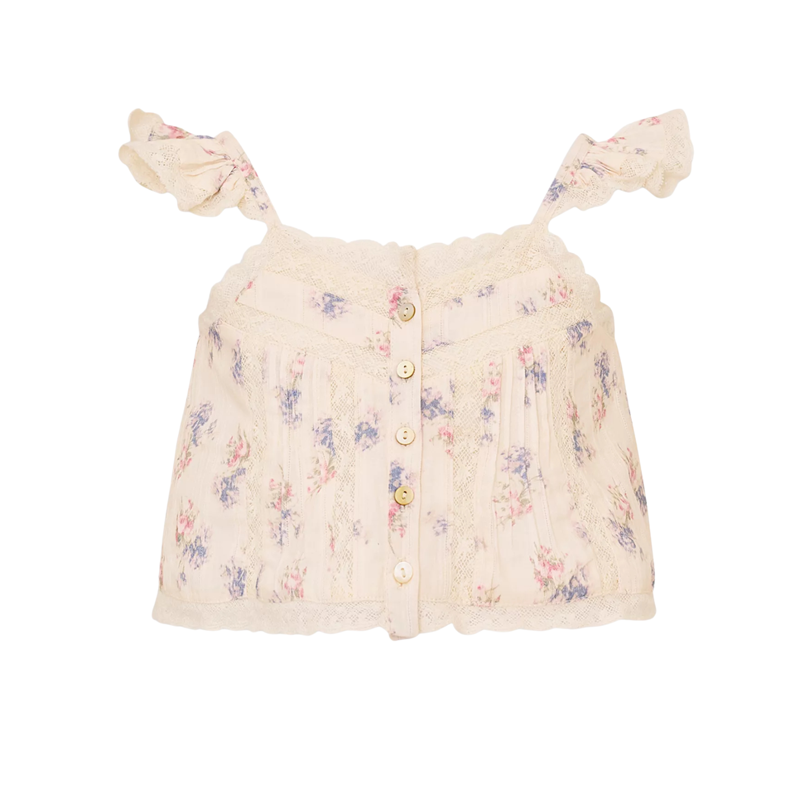 Love Shack Fancy Tween Norina Top Antique Vanilla