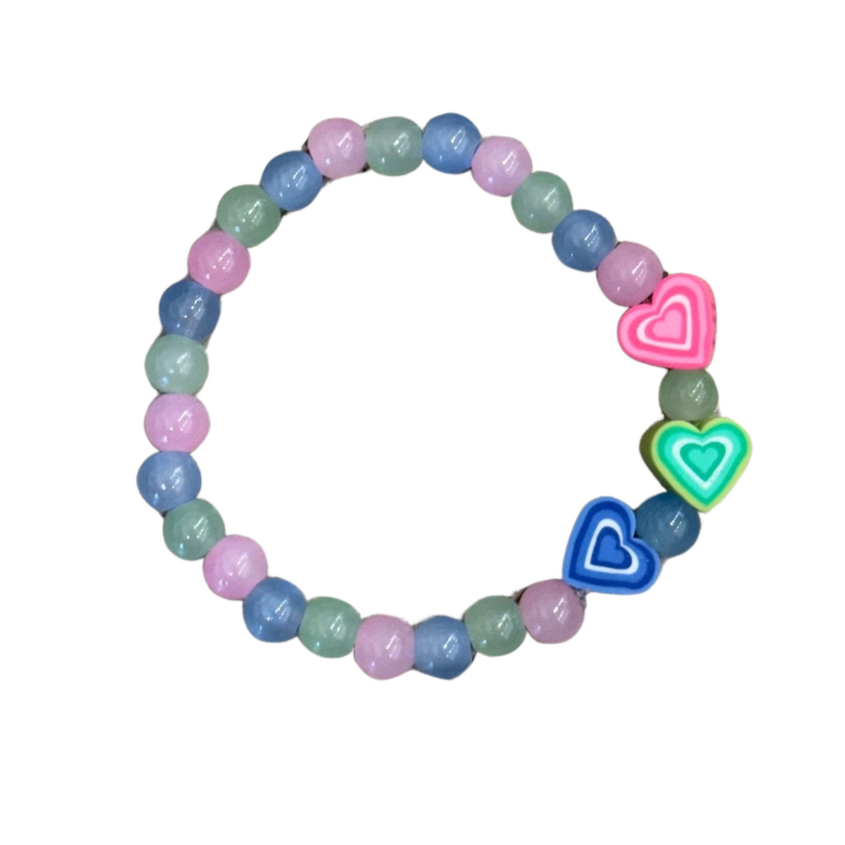 Arm Candy Sweethearts Ombre Bead Bracelet Distressed/seasonal accessories Cori's Arm Candy Green