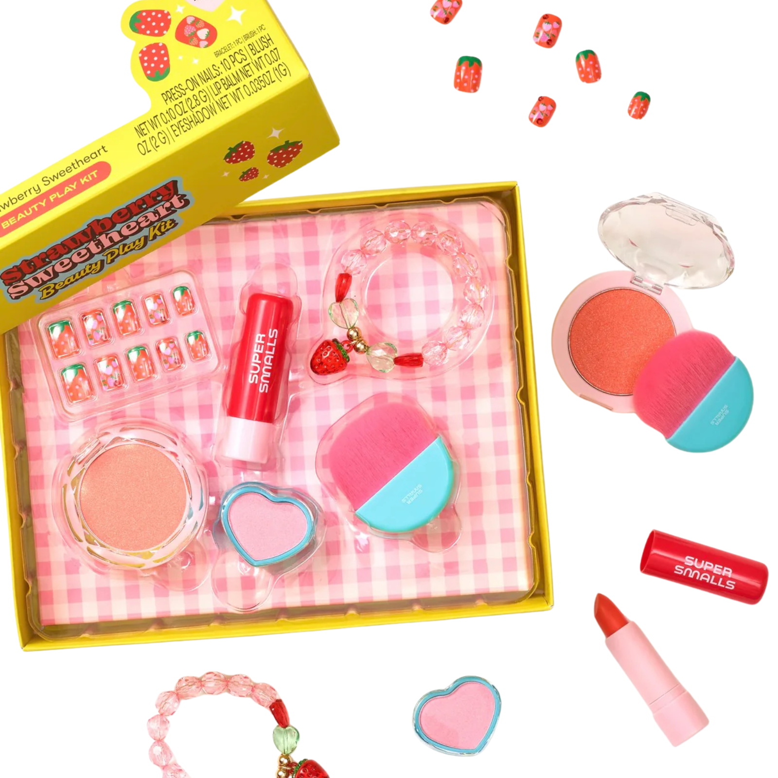 Super Smalls Strawberry Sweetheart Beauty Play Kit Accessories Super Smalls Multi