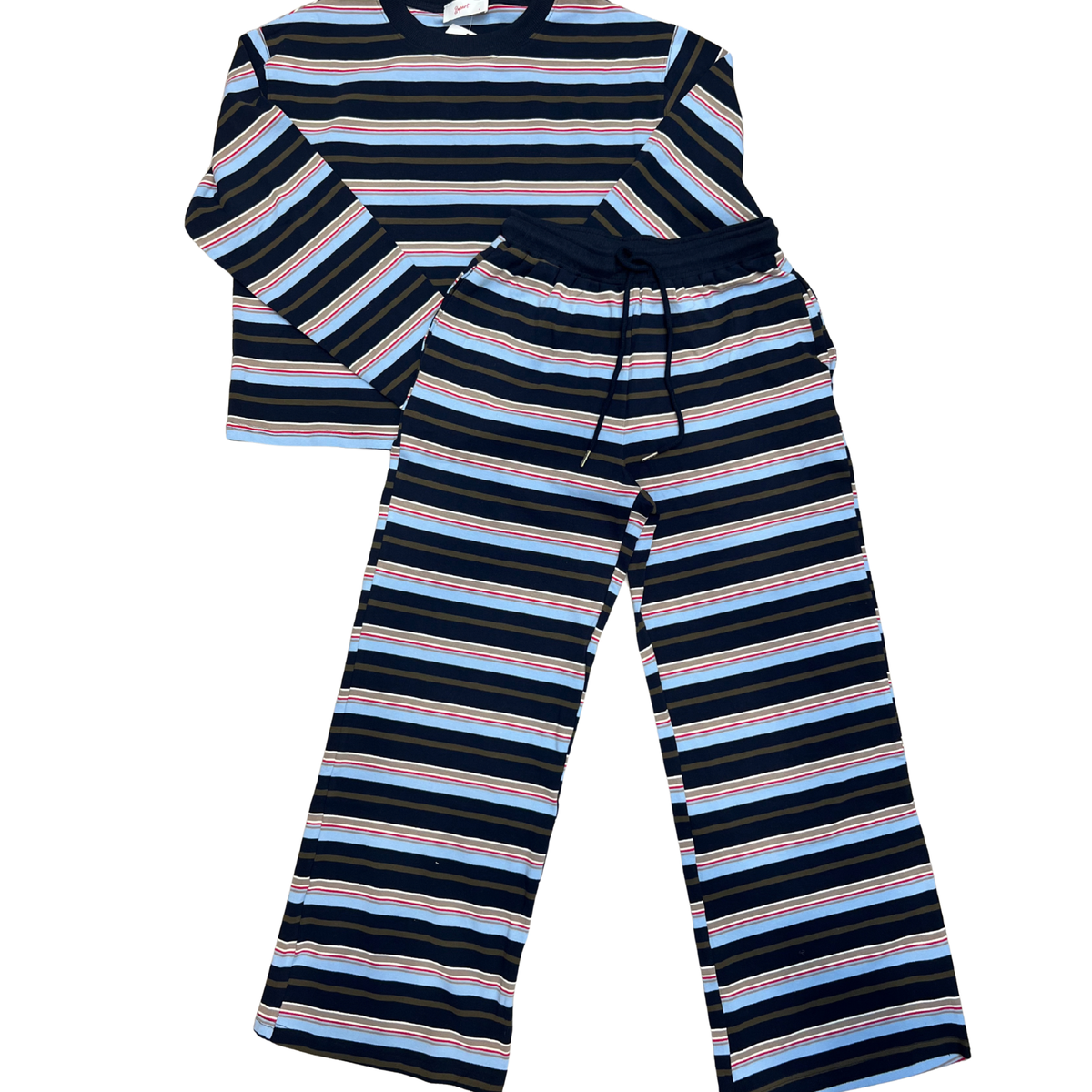 8apart Women Broadmoor Striped Lounge Set