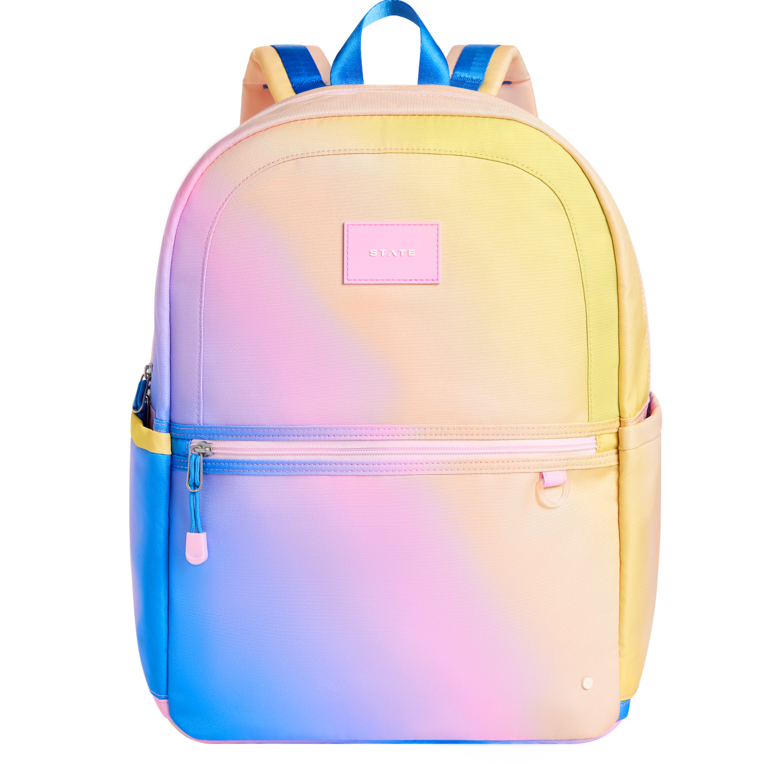 State Bags Kane Kids Double Pocket Large Backpack Blue/Pink/Yellow Gradient Accessories State bags Multi