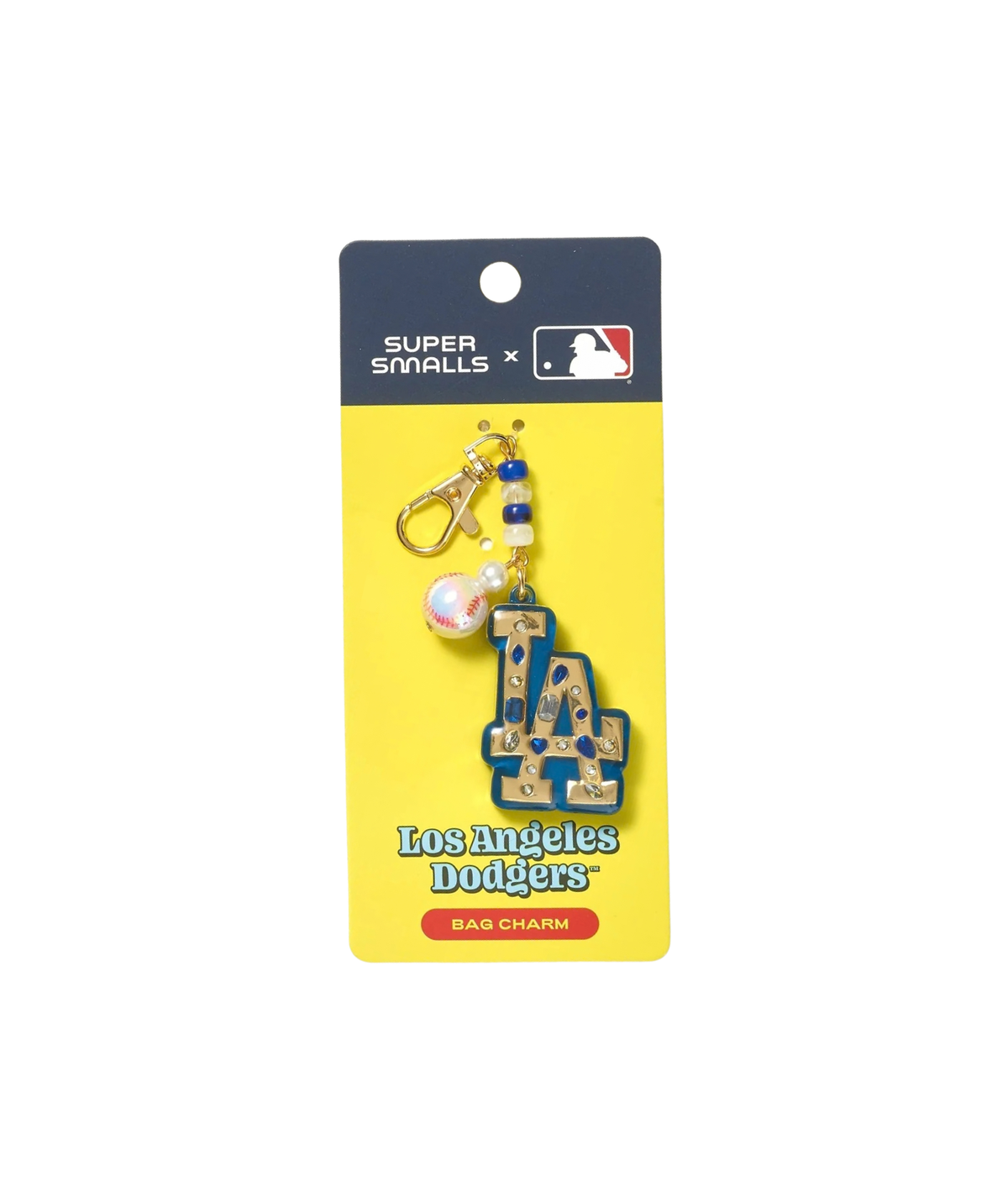 Super Smalls Los Angeles Dodgers Bag Charm Accessories Super Smalls Multi
