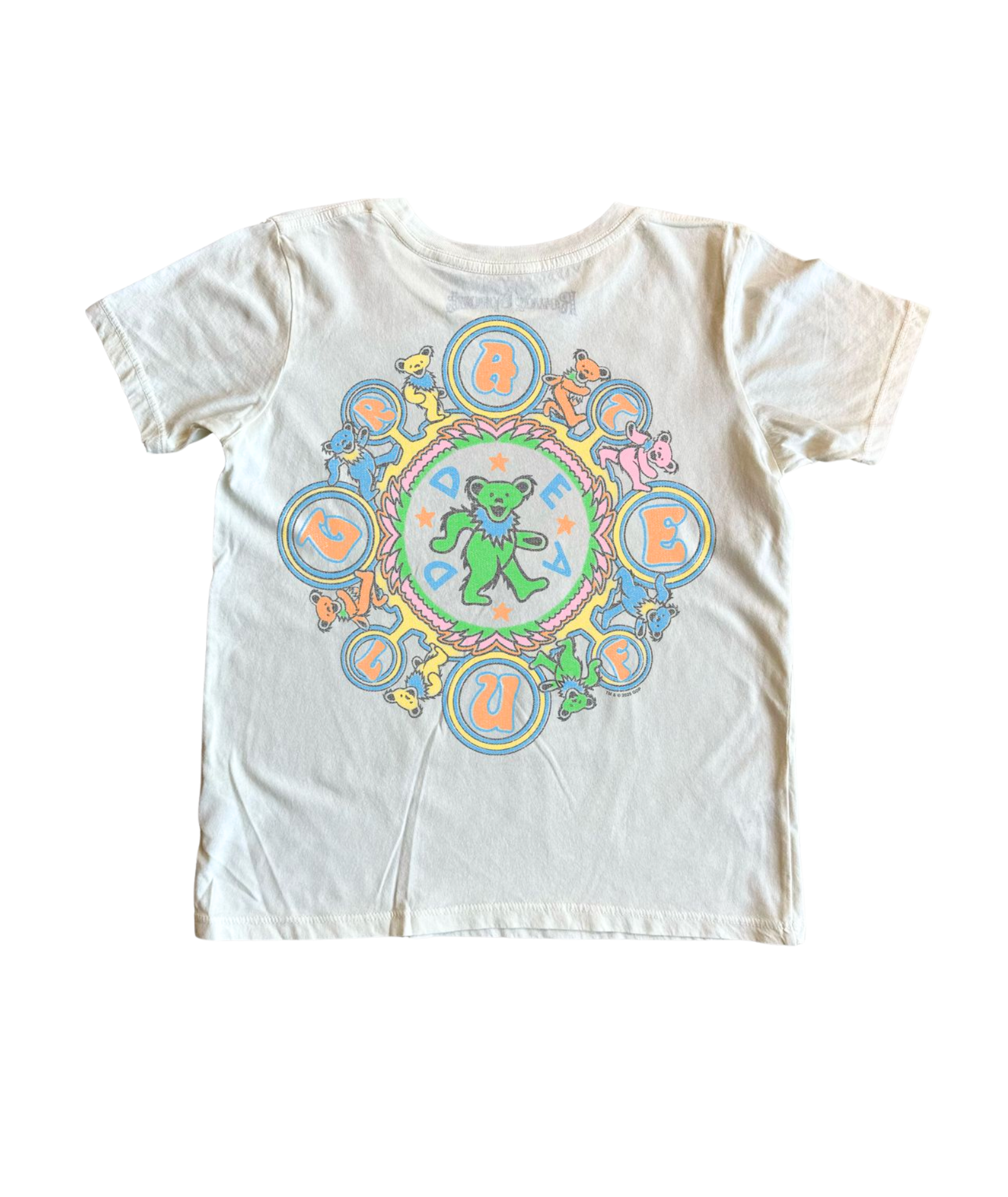 Rowdy Sprout Girls Grateful Dead Kaleidoscope Bears Tee Girls Casual Tops Rowdy Sprout