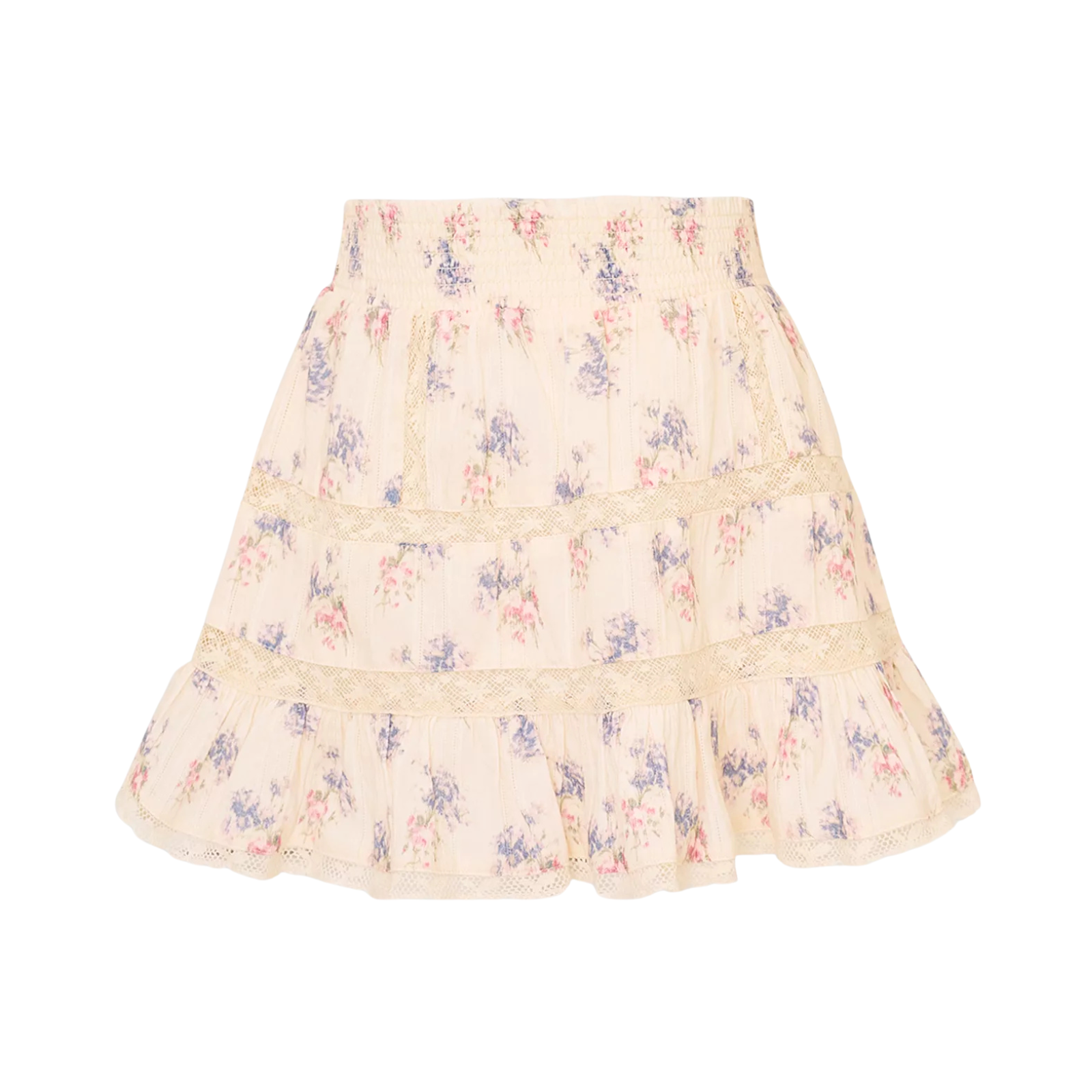 Love Shack Fancy Tween Bradie Skirt Antique Vanilla