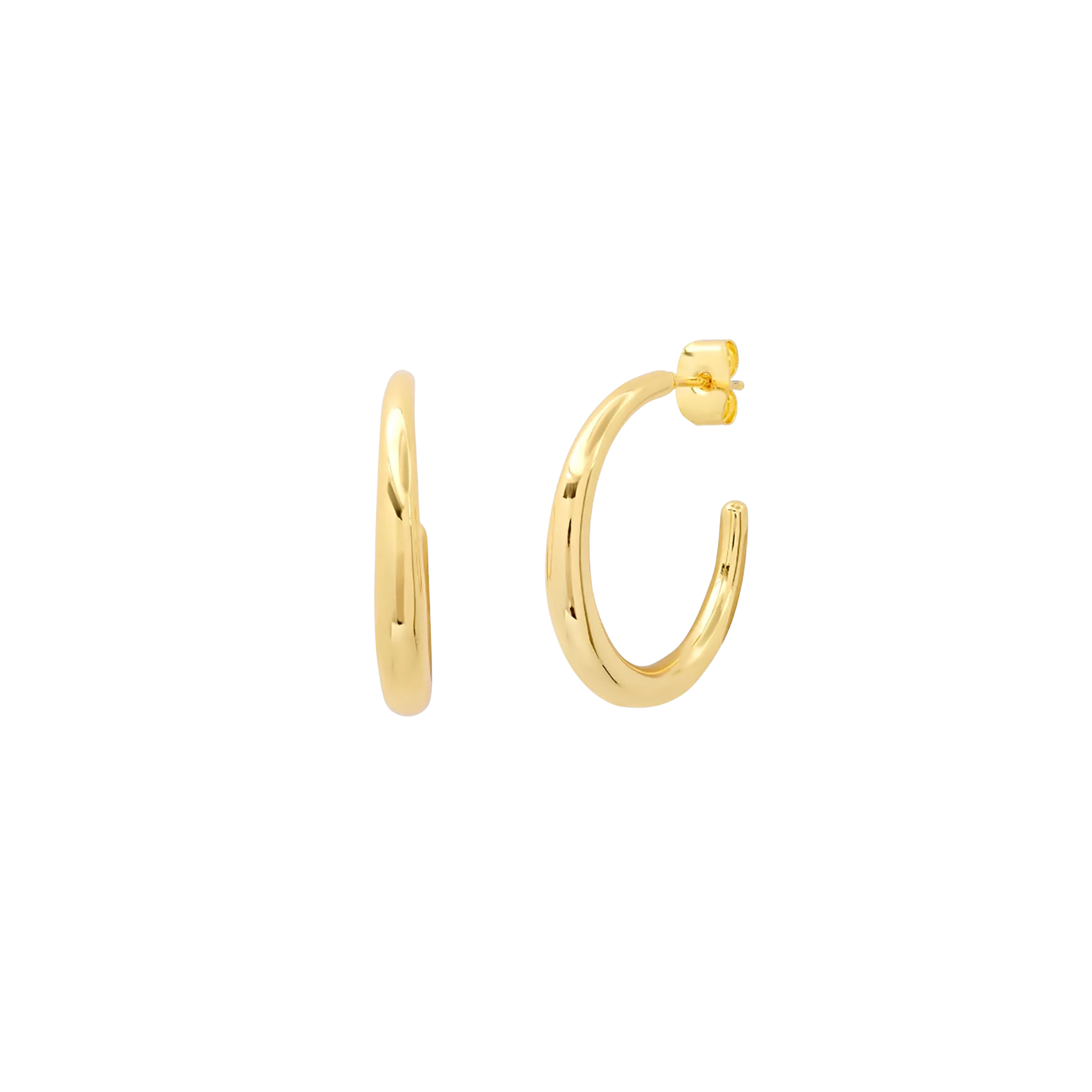 TAI Thin to Thick Small Gold Hoops Jewelry - Trend TAI Gold