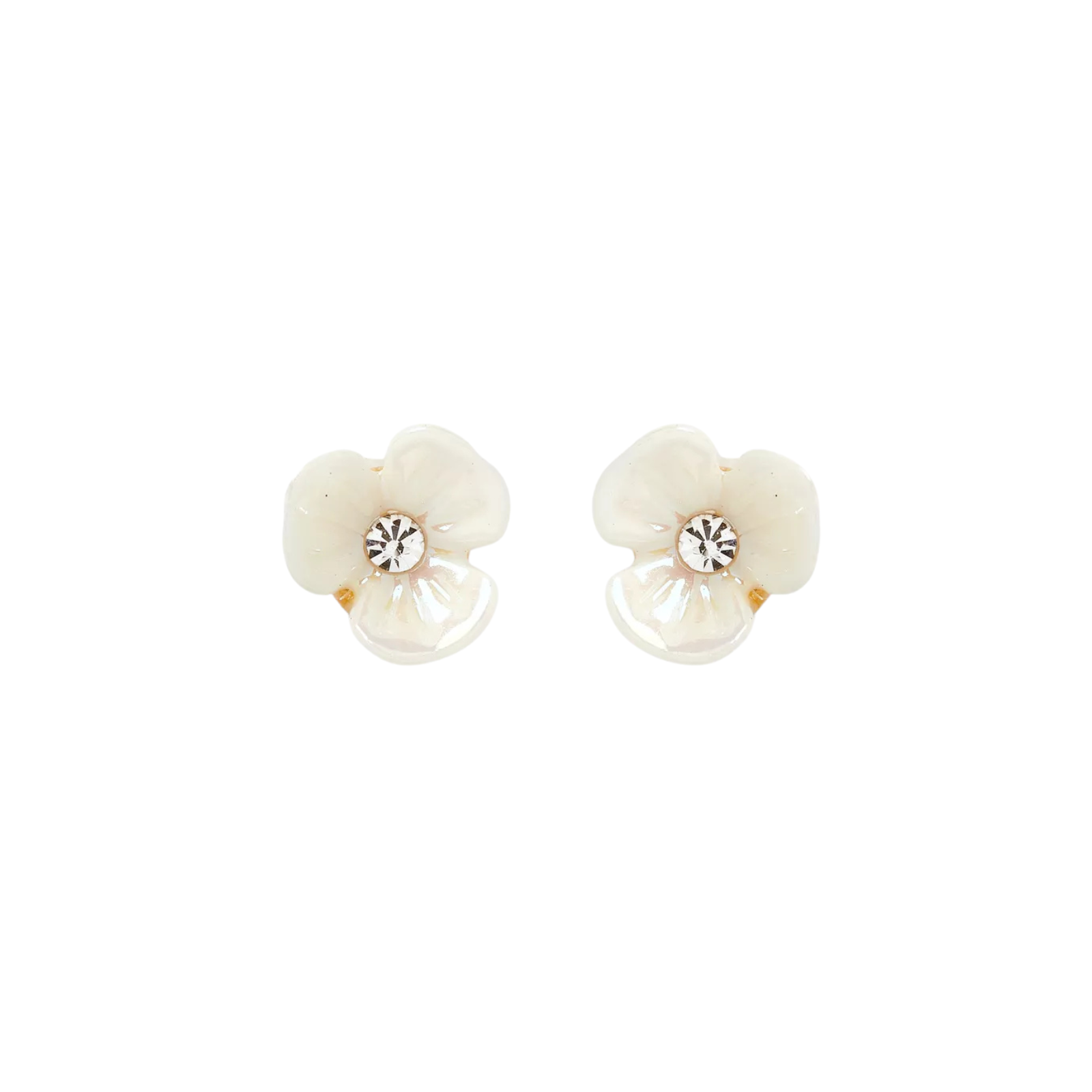 TAI Tiny Iridescent Flower Studs