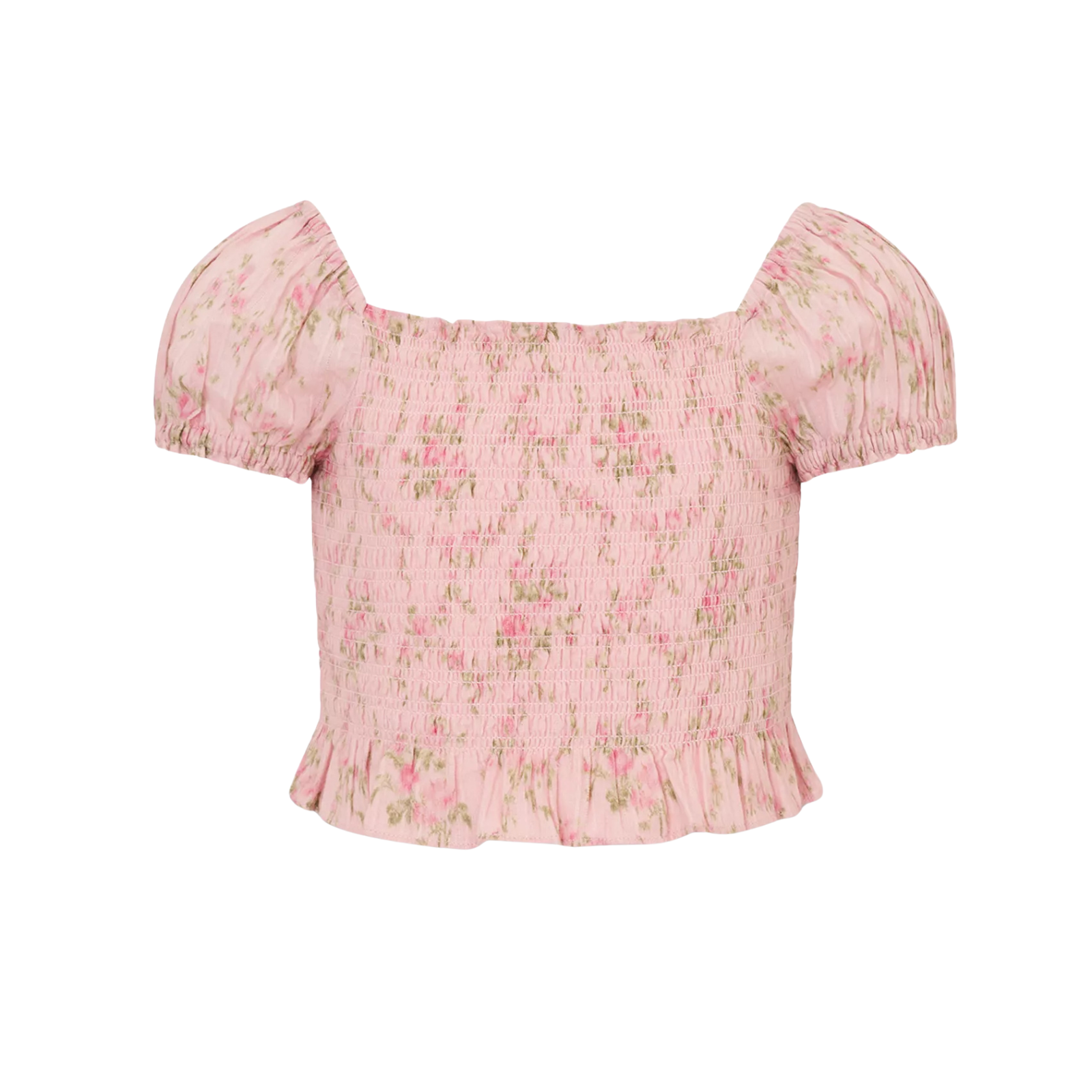 Love Shack Fancy Tween Fabielle Top Spiced Camellia