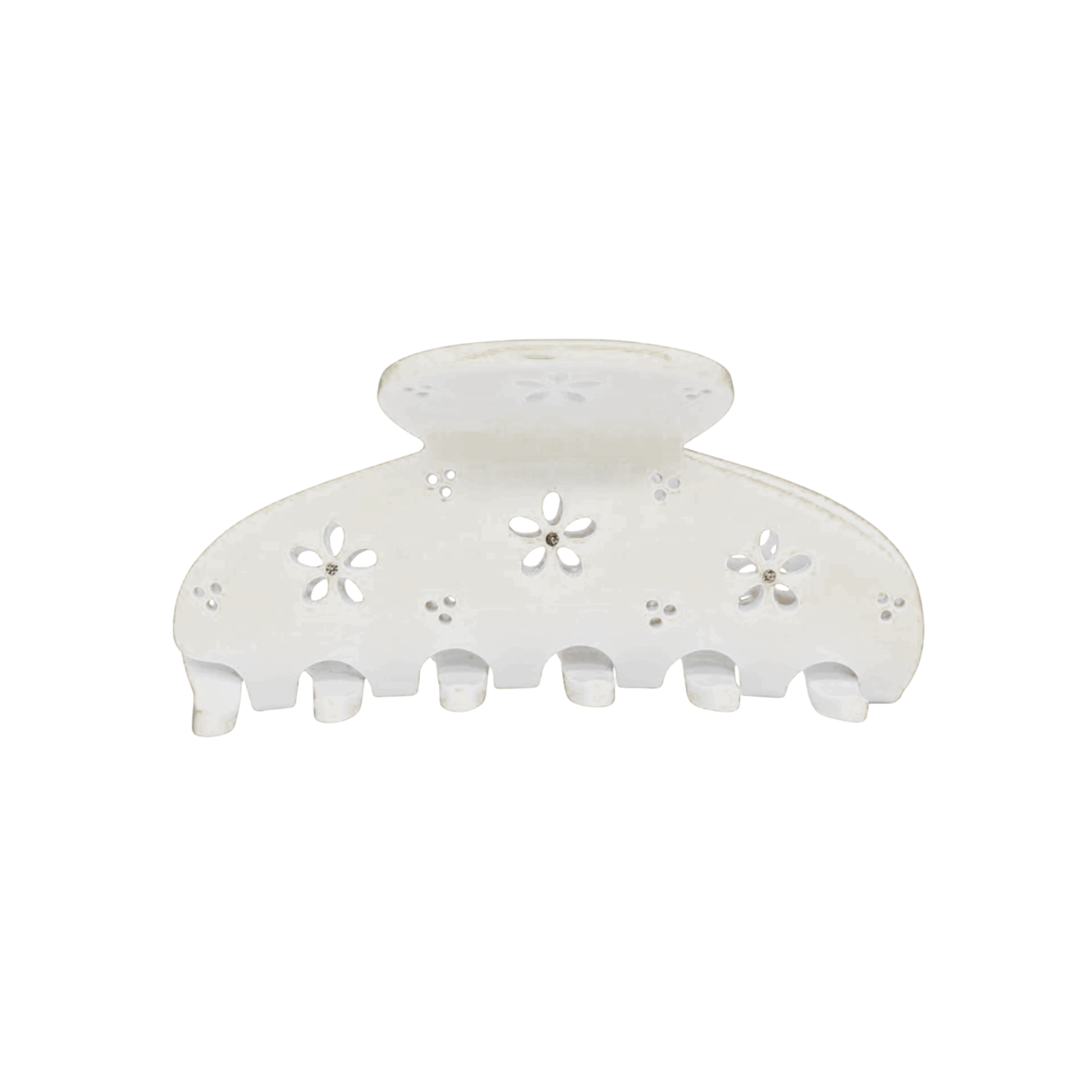 Emi Jay Lil Effing Clip in Blanc Petal Eyelet Accessories Emi Jay Floral