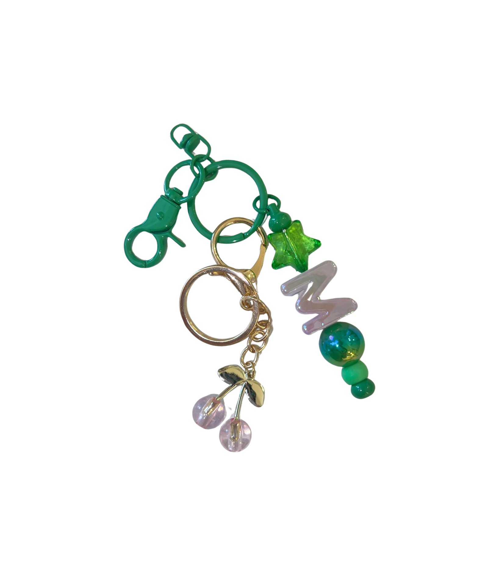 Cori's Initial Beaded Bag Charms Accessories Cori's Arm Candy Misc M