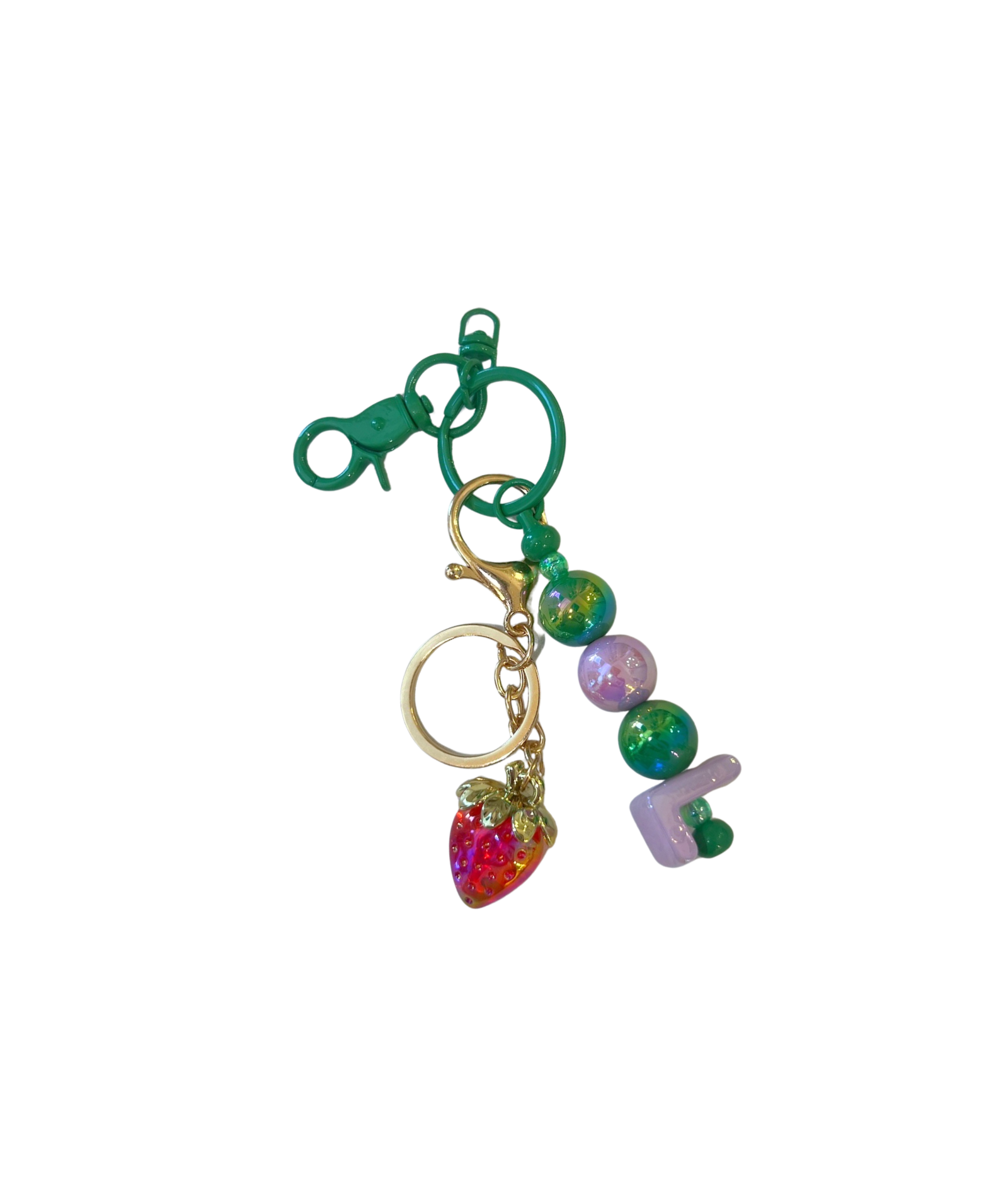 Cori's Initial Beaded Bag Charms Accessories Cori's Arm Candy Misc L