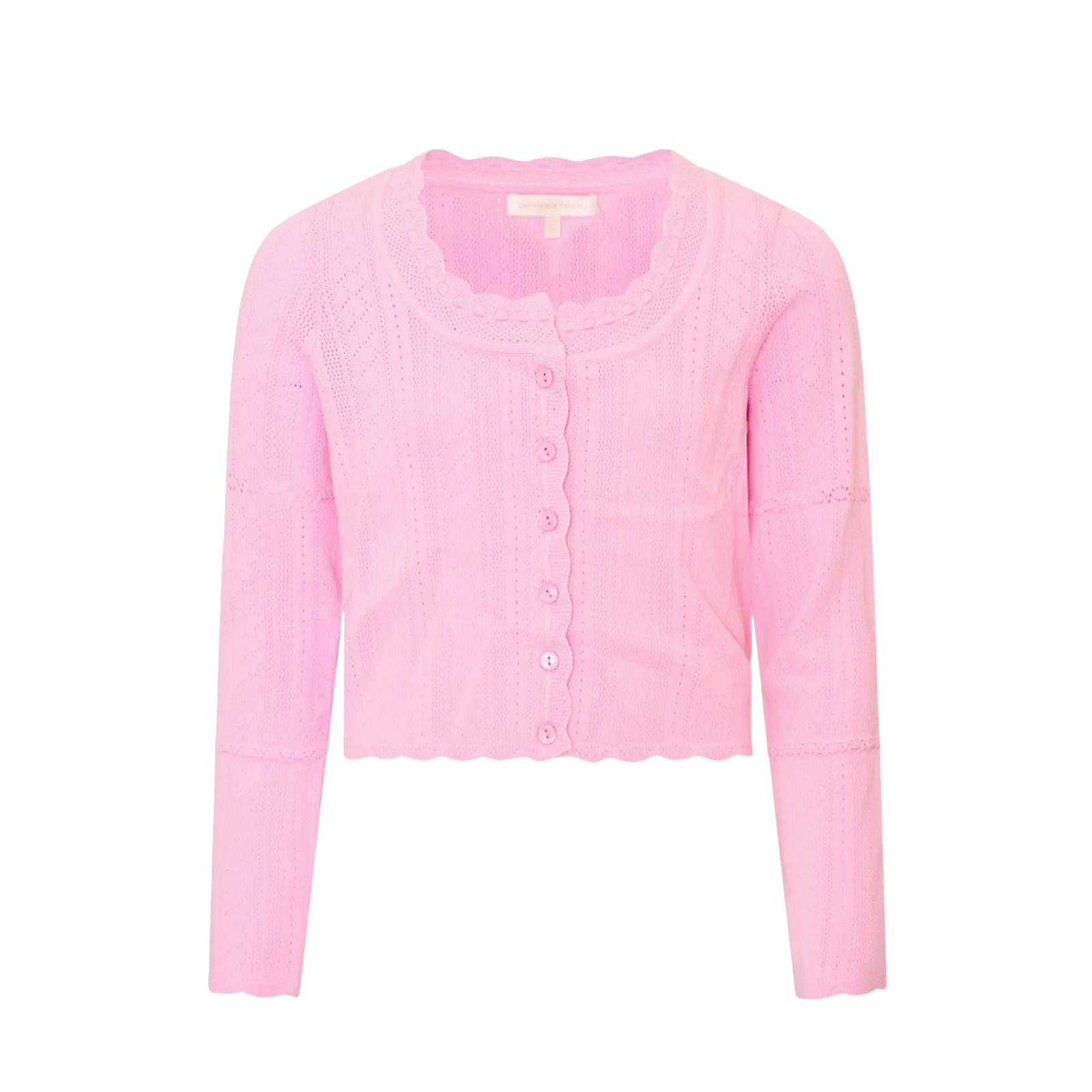 Love Shack Fancy Tween Gemna Cardigan Candy Floss Pink Girls Special Tops Love Shack Fancy Pink Y/S (7/8)