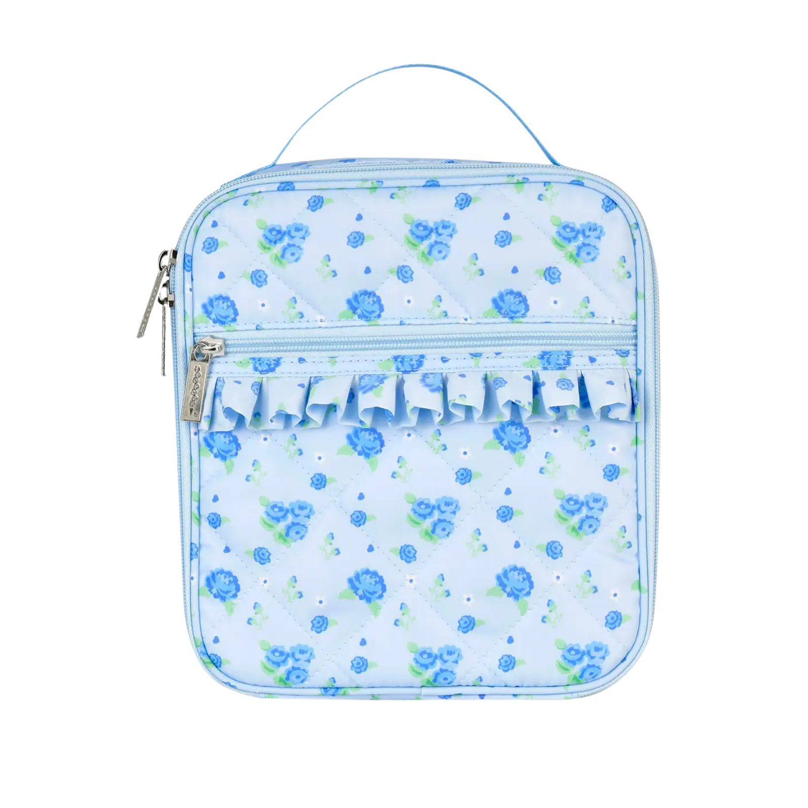 Bitsy Blue Ditsy Floral Lunch Tote
