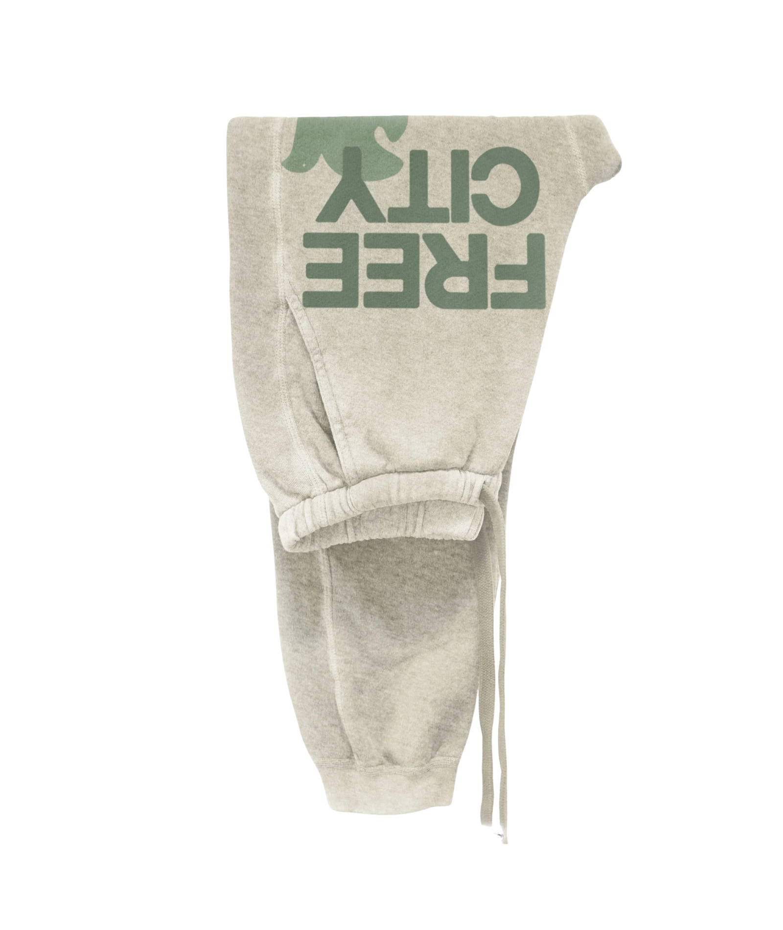 FREECITY Women Large Pocket Sweatpants Heather Oats Green Womens Casual Bottoms FREECITY Ivory Juniors/Women XS