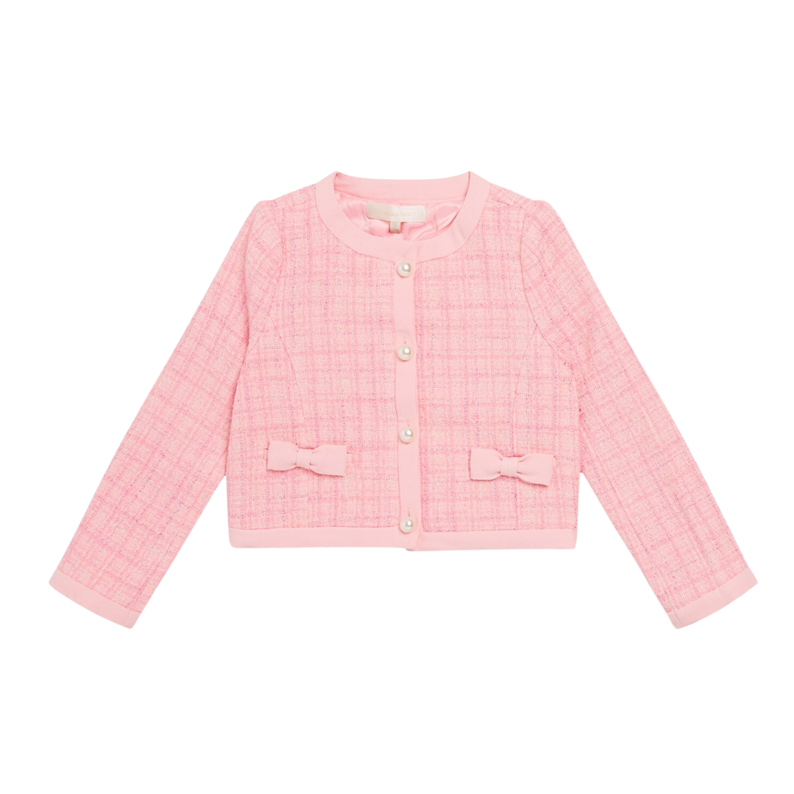Love Shack Fancy Tween Palomina Jacket Pink Hibiscus Girls Special Tops Love Shack Fancy Pink Y/S (7/8)