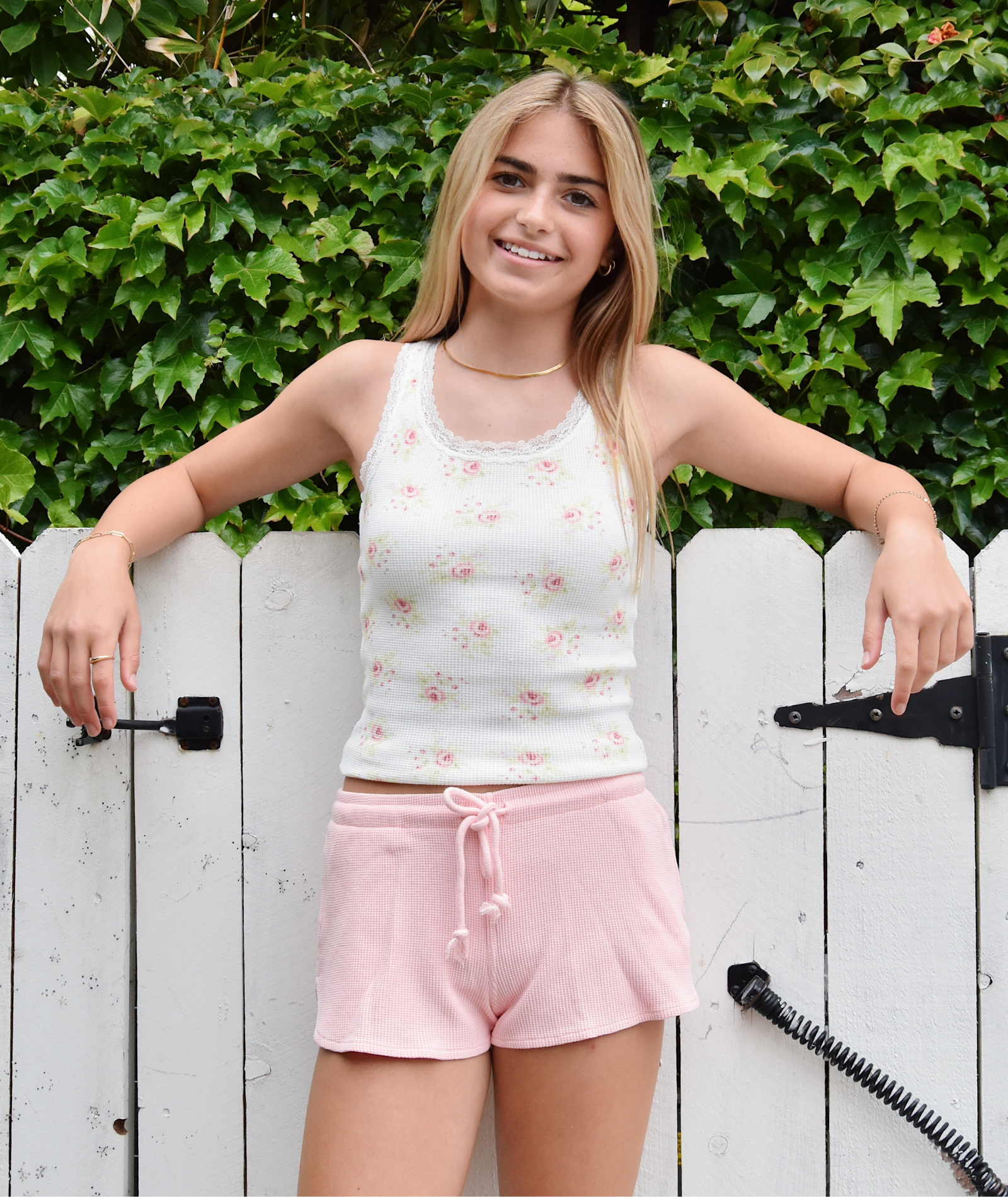 Katie J NYC Girls Brynn Shorts 2 Distressed/seasonal girls Katie J NYC Baby Pink Y/S (7/8)
