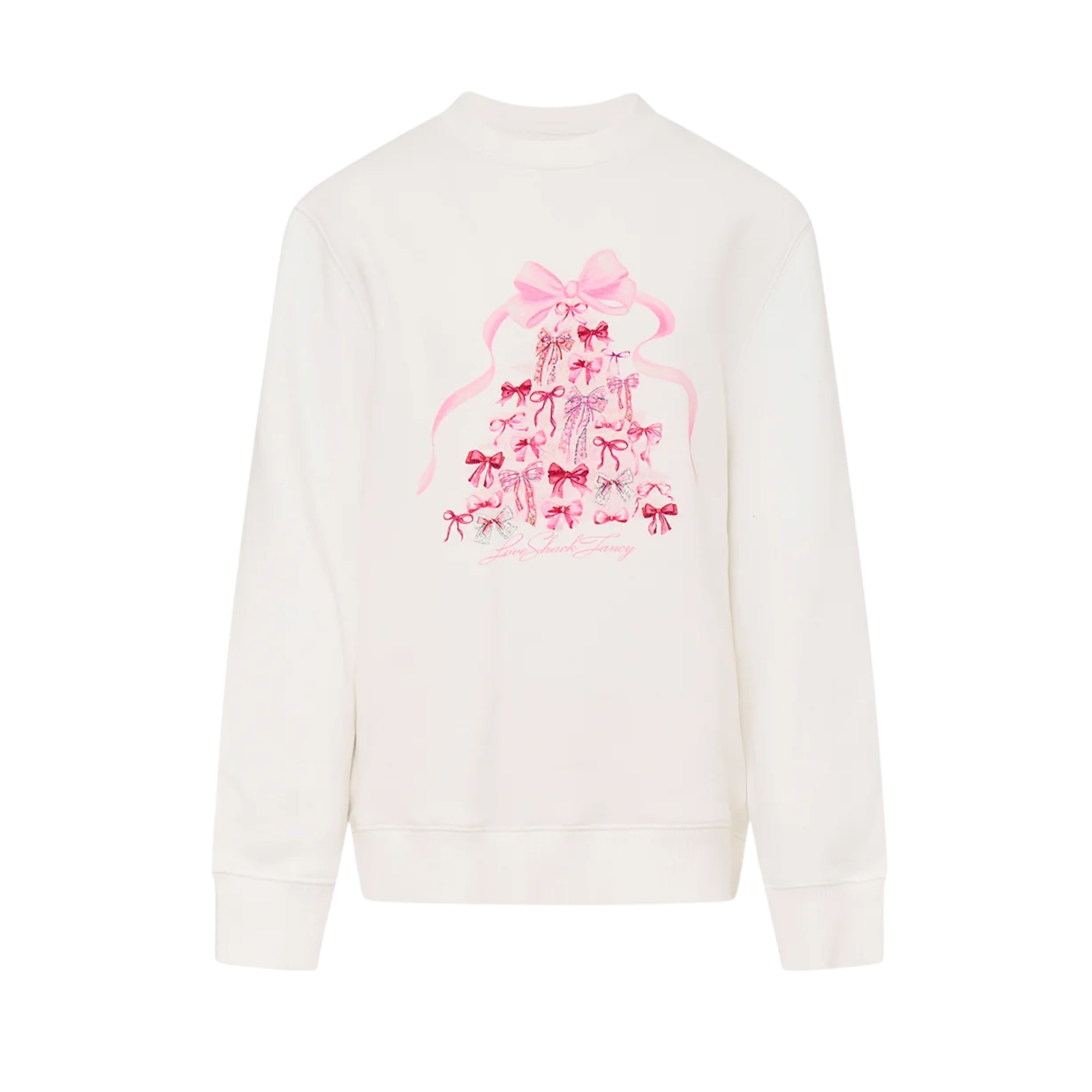 Love Shack Fancy Girls Merrily Pullover White Girls Casual Tops Love Shack Fancy White Y/4