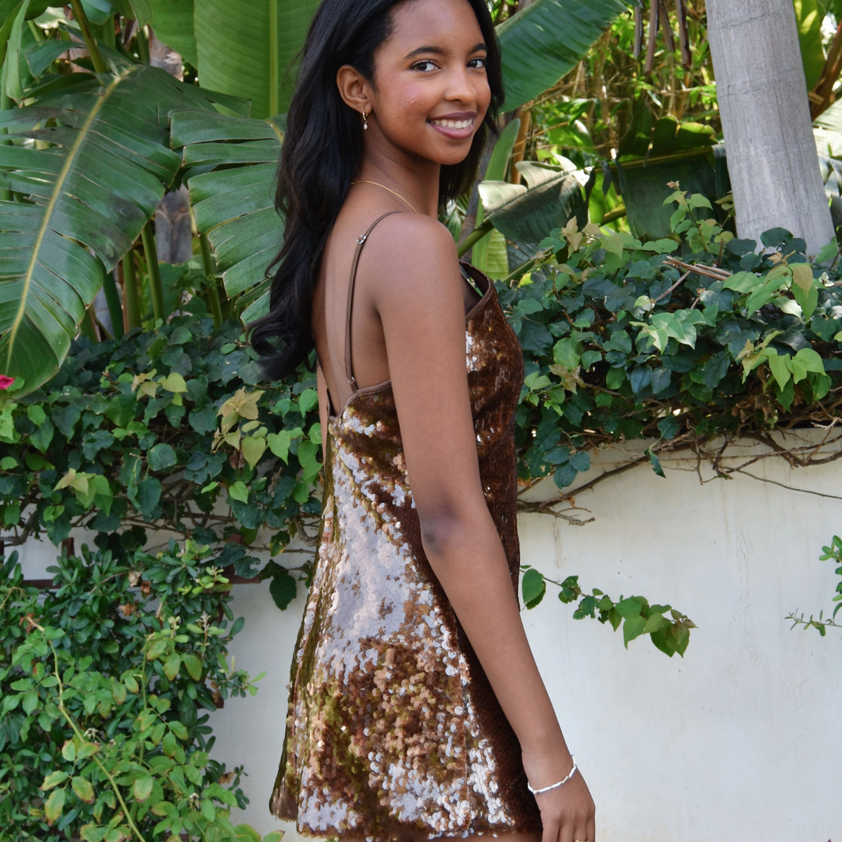 Katie J NYC Juniors Naomi Dress Girls Special Dresses Katie J NYC Chocolate Juniors/Women XS