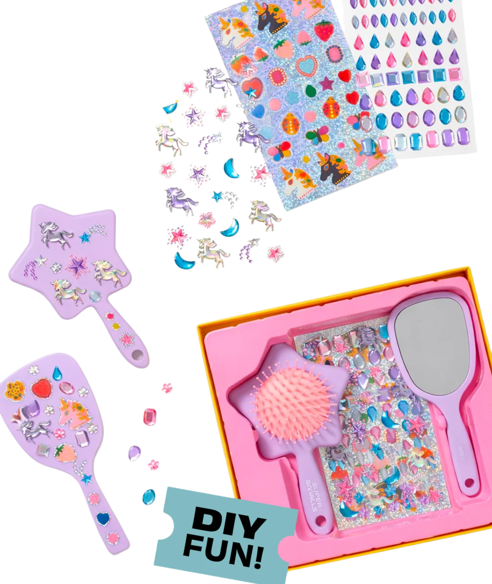 Super Smalls Unicorn Style and Shine Gemify Beauty Kit Accessories Super Smalls