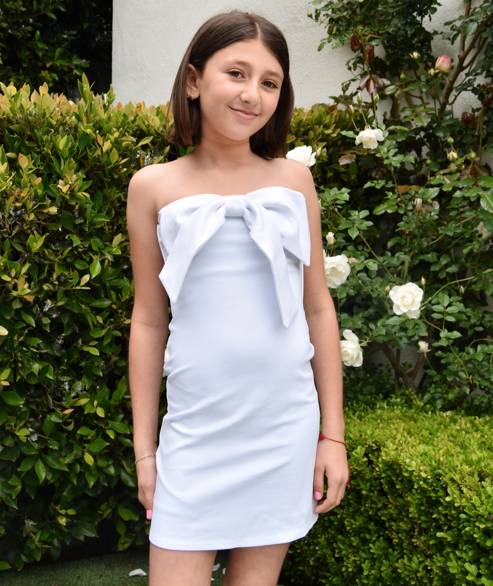 Gold Rush NYC Girls Teddie Bow Dress Girls Special Dresses Gold Rush NYC