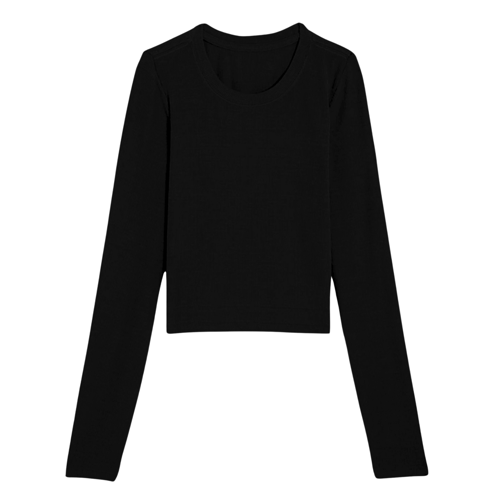 Katie J NYC Girls Updated Livi Long Sleeve Tee Girls Casual Tops Katie J NYC Black Y/S (7/8)