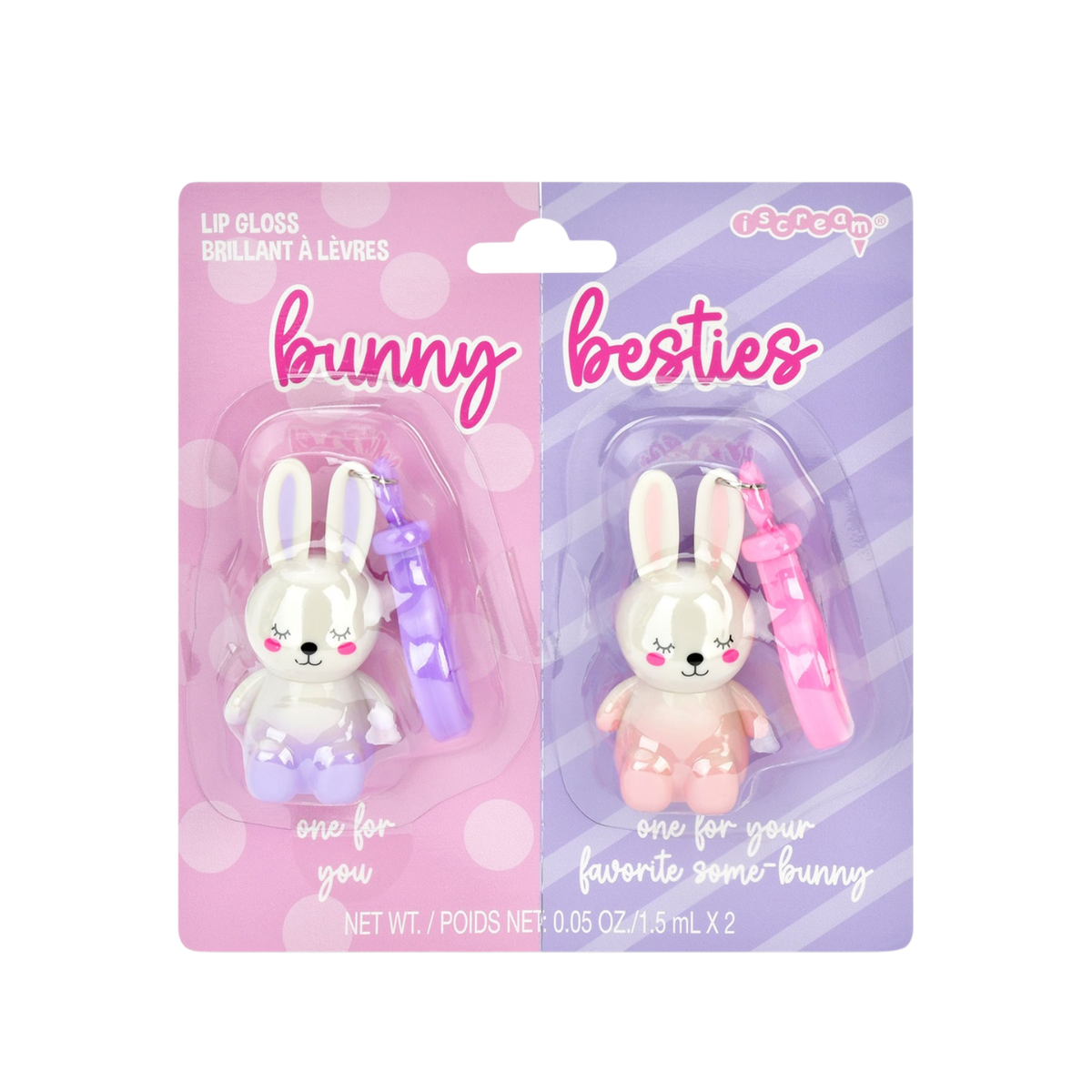 Easter Gifts Bunny Besties Lip Gloss Key Chain - Frankie's on the Park