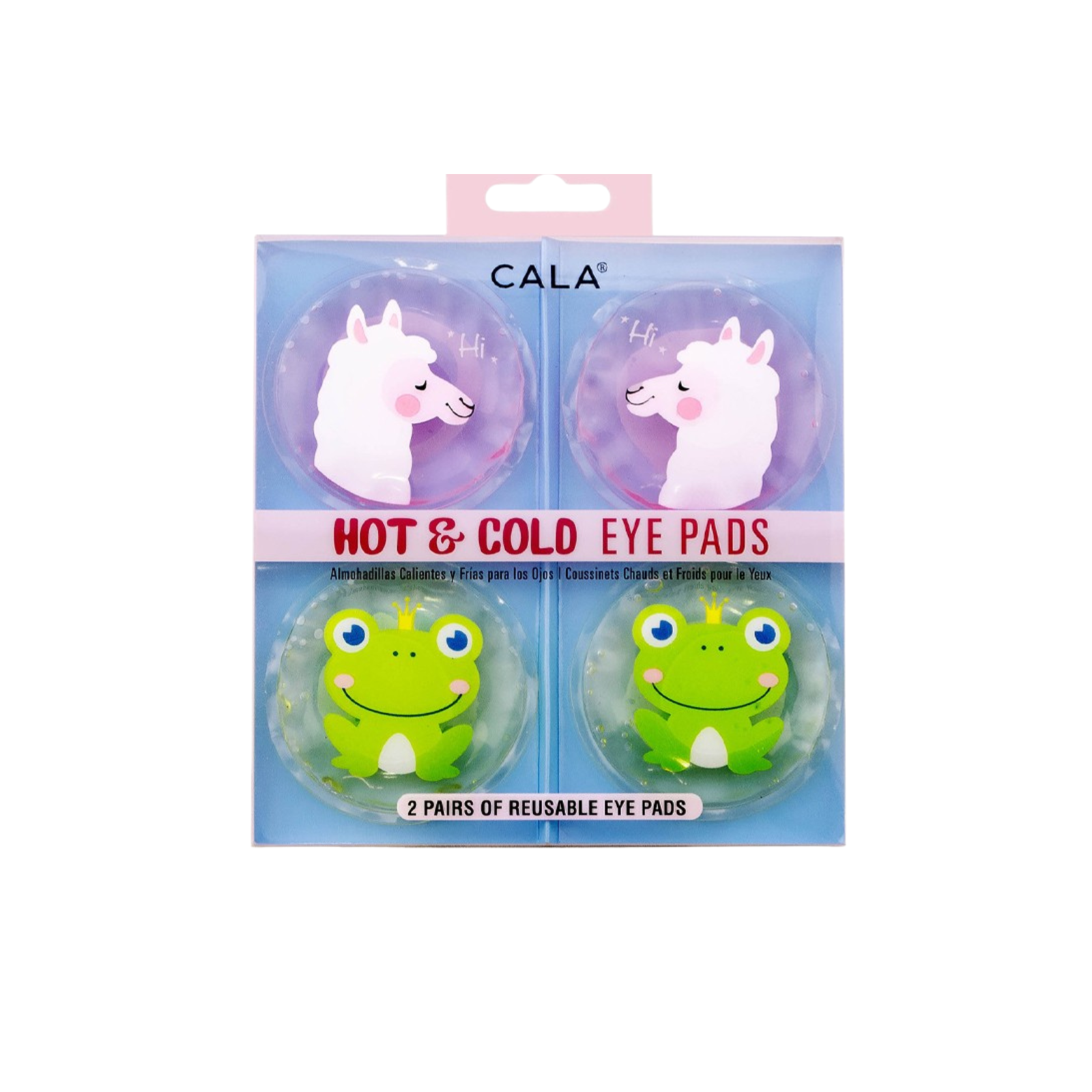 Llama and Frog Hot/Cold Eye Pads Set Accessories Frankie's Exclusives Multi