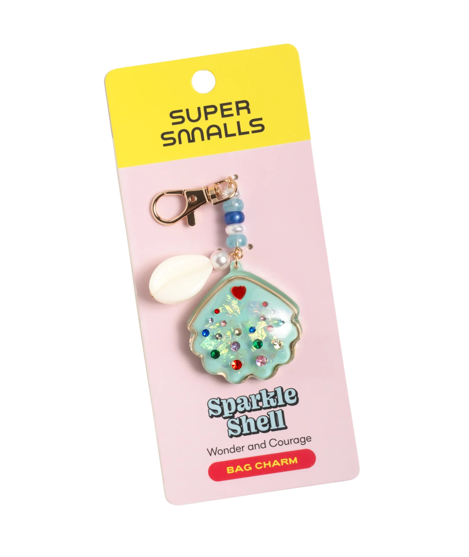 Super Smalls Sparkle Shell Bag Charm Accessories Super Smalls Multi