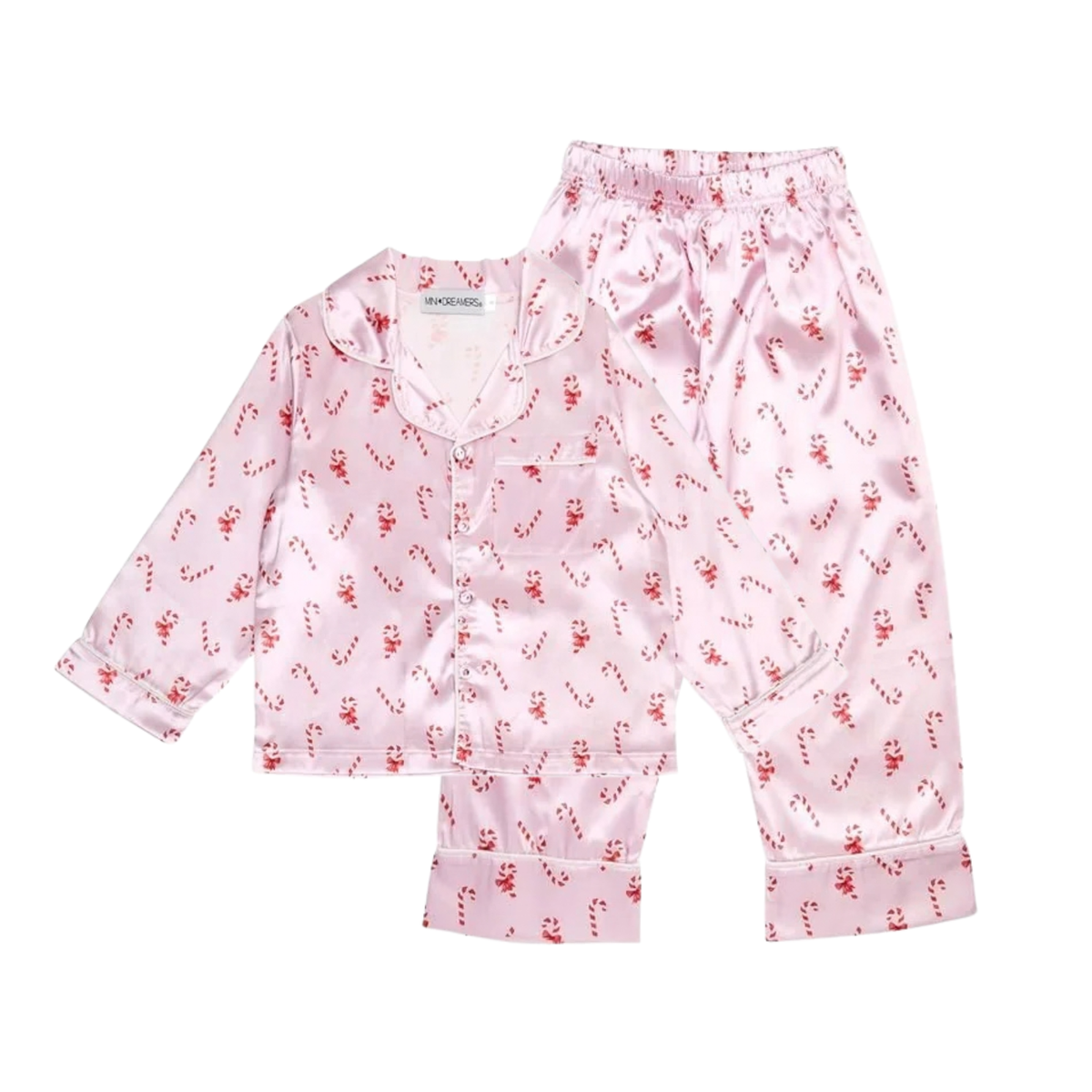 Mini Dreamers Girls Candy Cane Silky Set