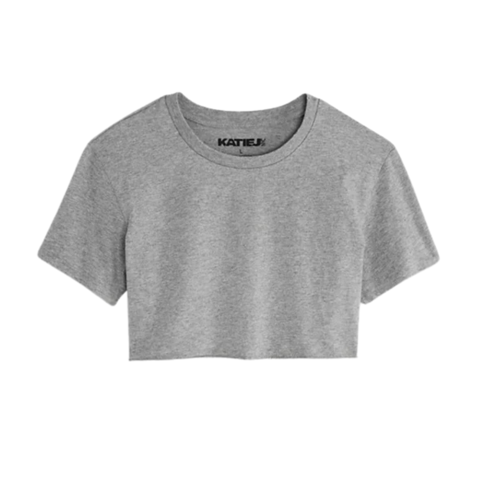 Katie J NYC Girls Tristan Tee Girls Casual Tops Katie J NYC Heather Grey Y/S (7/8)