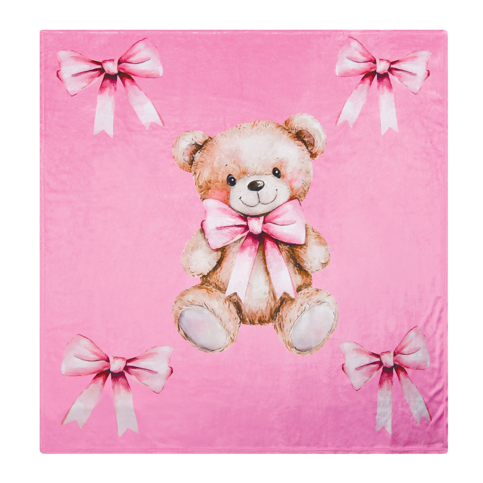Bella Beary Cute Plush Blanket Accessories iScream Multi