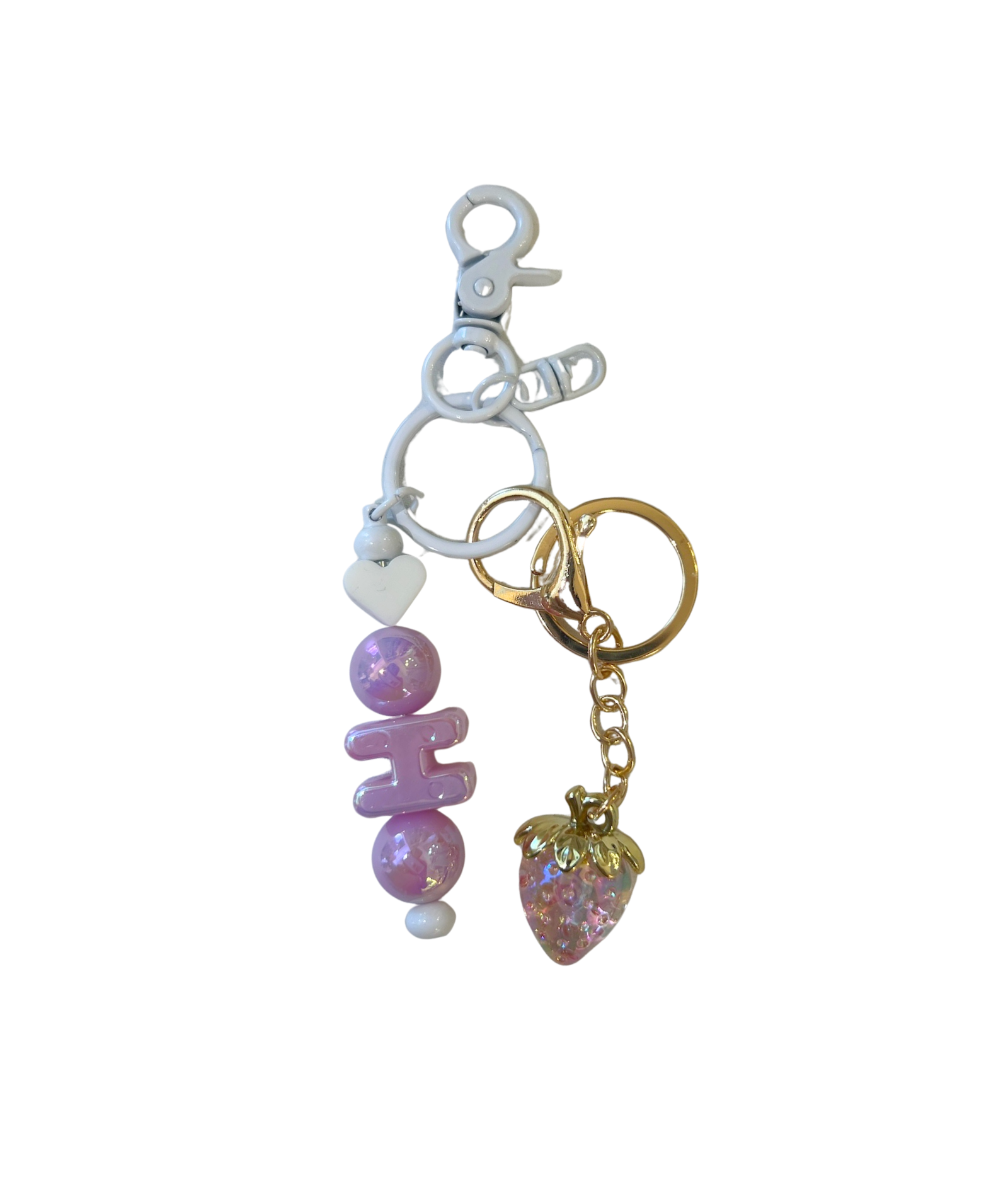 Cori's Initial Beaded Bag Charms Accessories Cori's Arm Candy Misc H