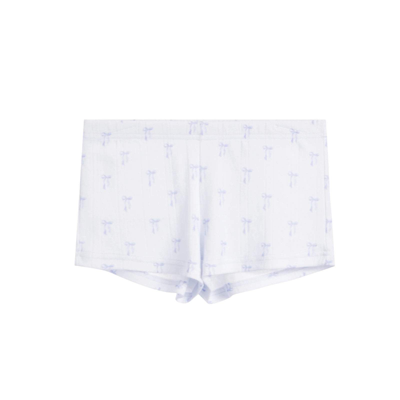 Katie J NYC Girls Marina Shorts Blue Bows
