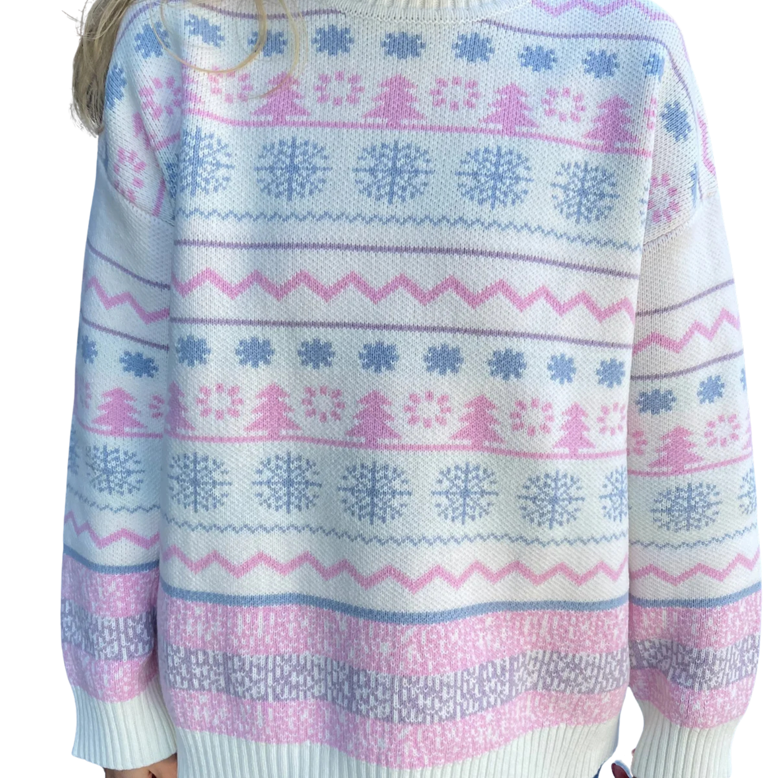 Sunkissed Coconut Women Icelandic Lights Sweater Womens Casual Tops Sunkissed Coconut Multi Juniors/Women XS/S
