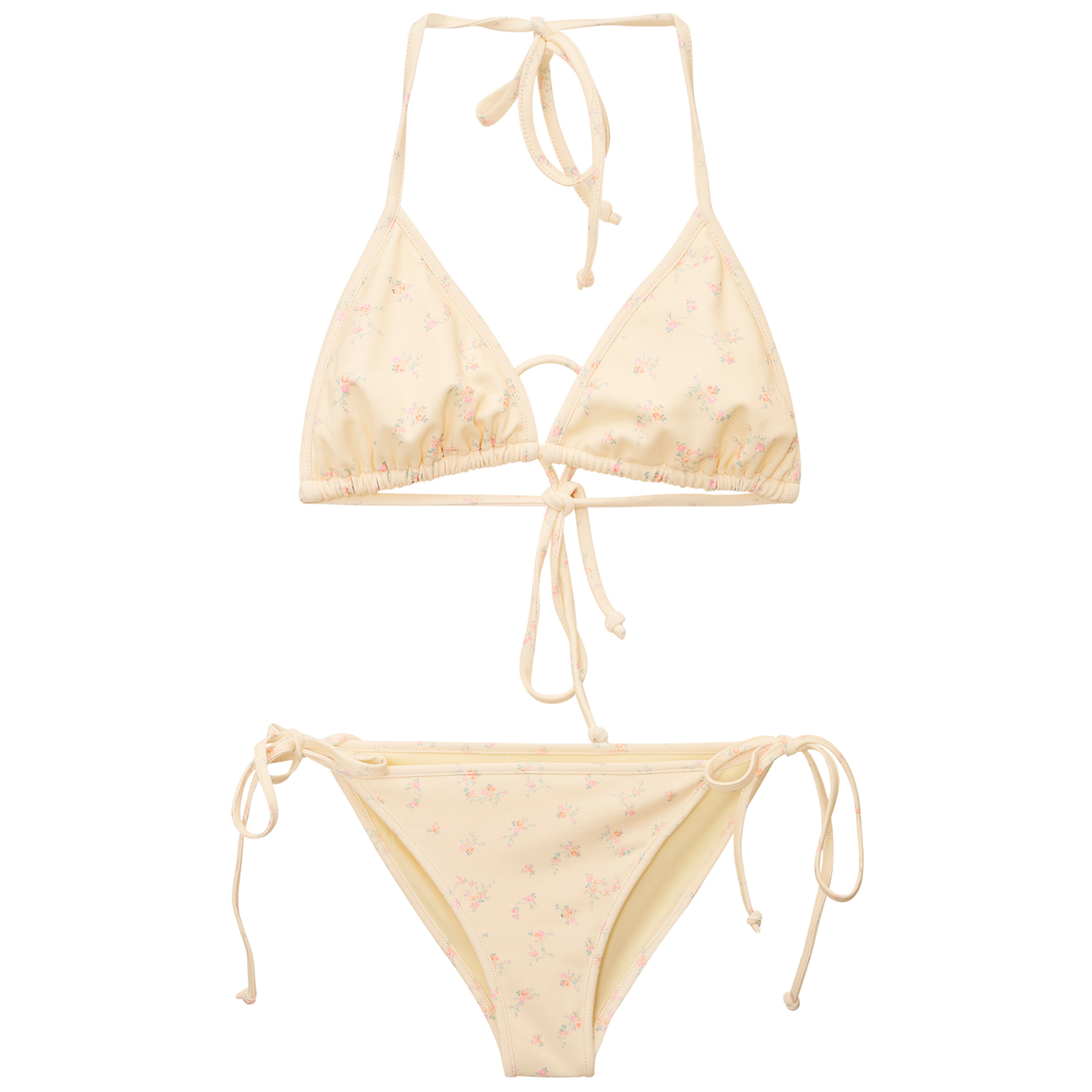 Love Shack Fancy Tween Dannie Bikini Lemon Haze Accessories Love Shack Fancy Floral Y/S (7/8)
