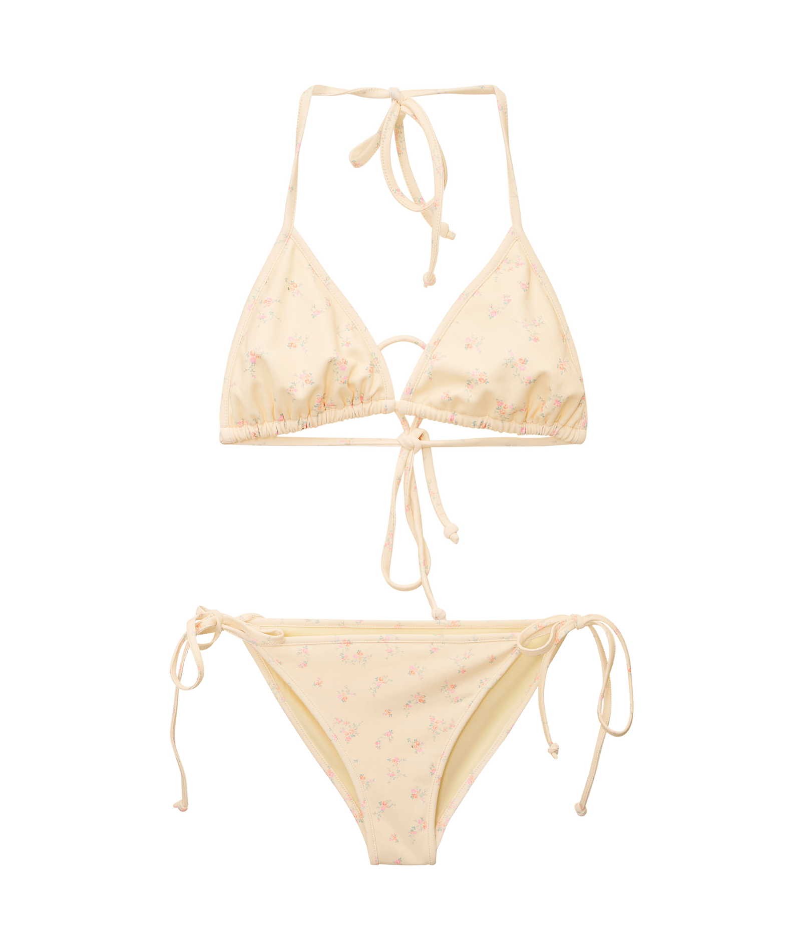 Love Shack Fancy Tween Dannie Bikini Lemon Haze Accessories Love Shack Fancy Floral Y/S (7/8)