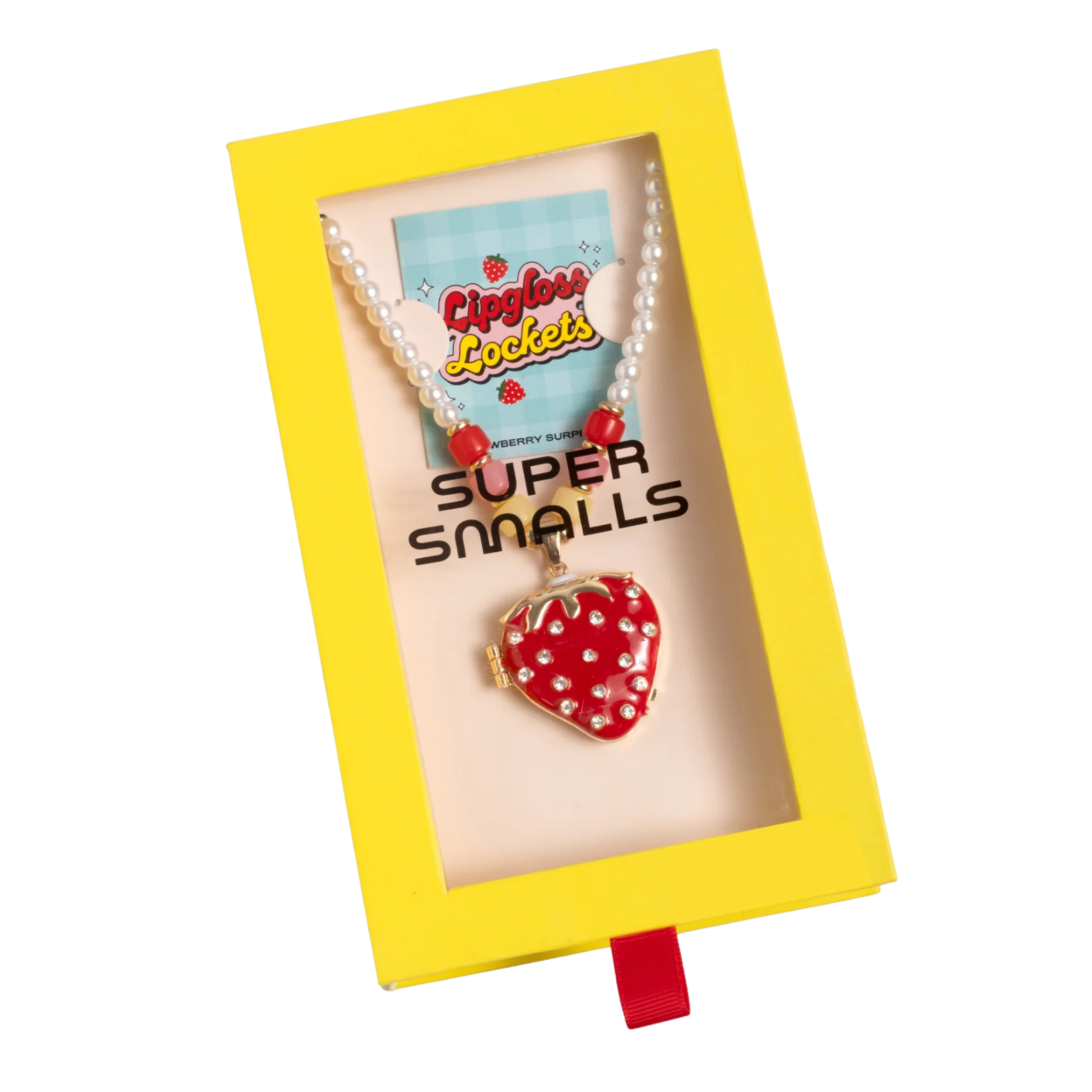 Super Smalls Strawberry Surprise Lipgloss Locket Accessories Super Smalls Multi