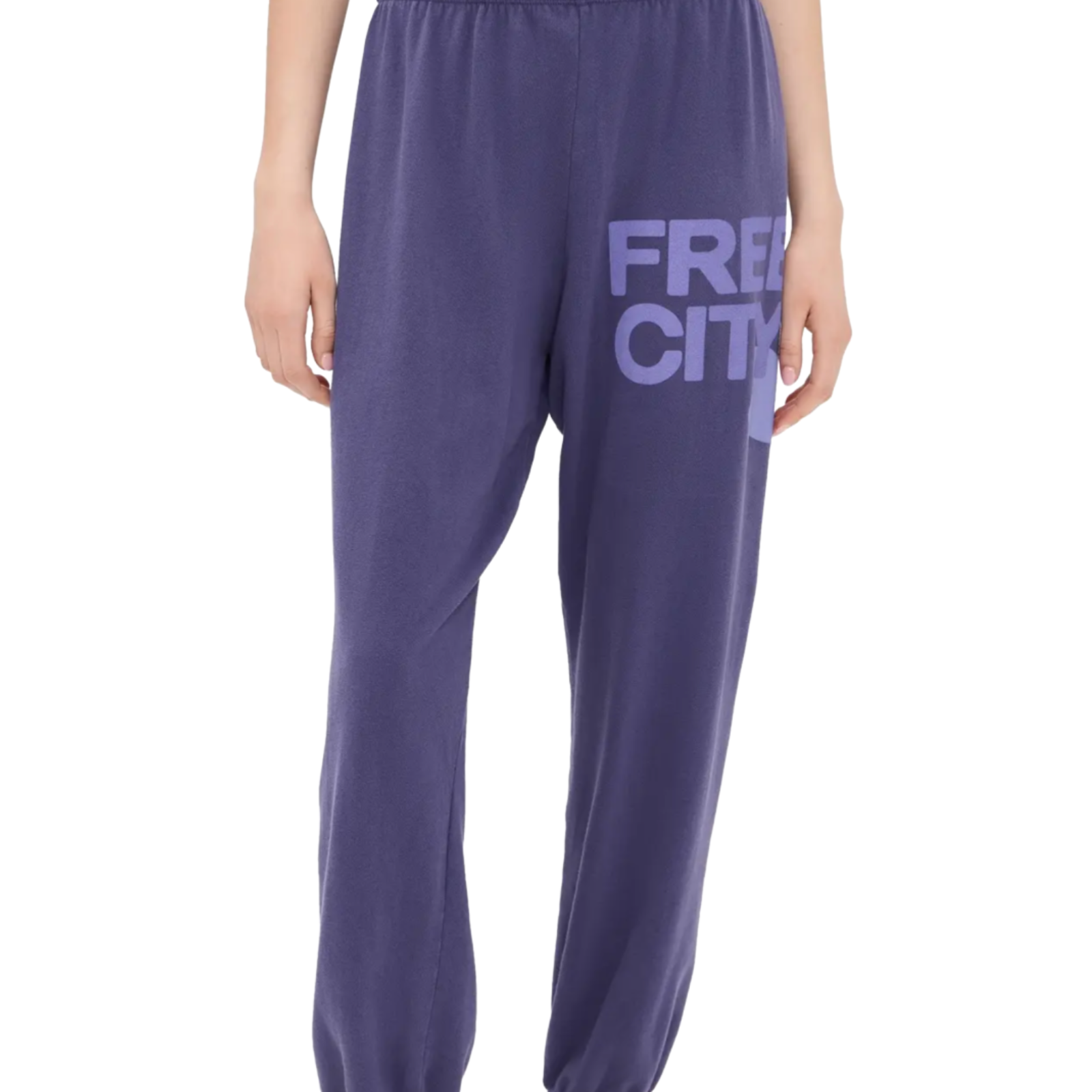 FREECITY Women Large Sweatpants Purple Bushes Womens Casual Bottoms FREECITY Purple Juniors/Women XS