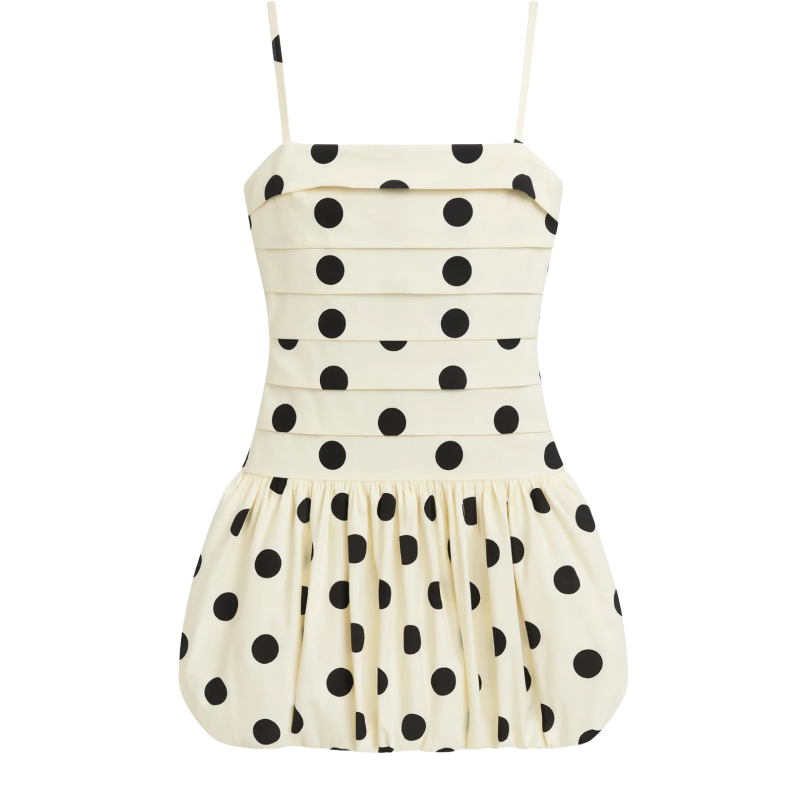 Katie J NYC Girls Black Large Polka Dot Tippy Dress