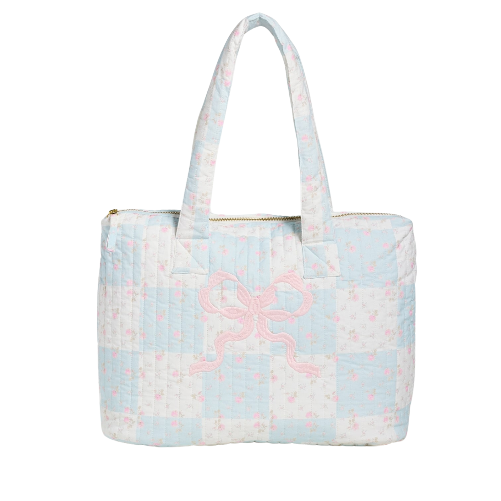 Love Shack Fancy Aja Weekender Bag Ivory Chapparal Accessories Love Shack Fancy Floral