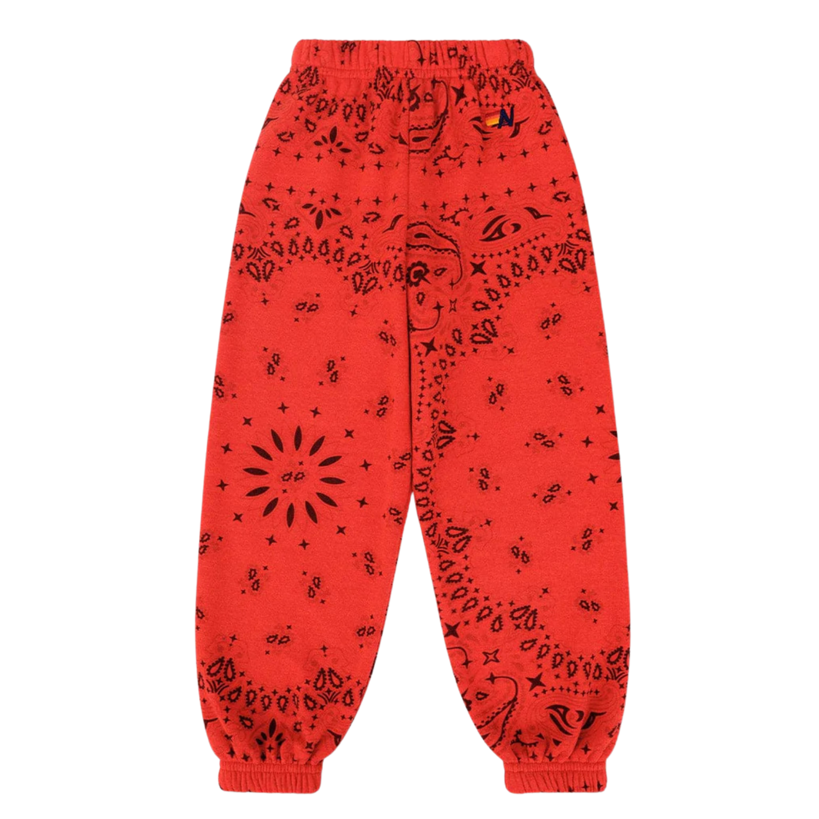 Aviator Nation Kids Bandana Sweatpants Girls Casual Bottoms Aviator Nation Red Y/S (7/8)