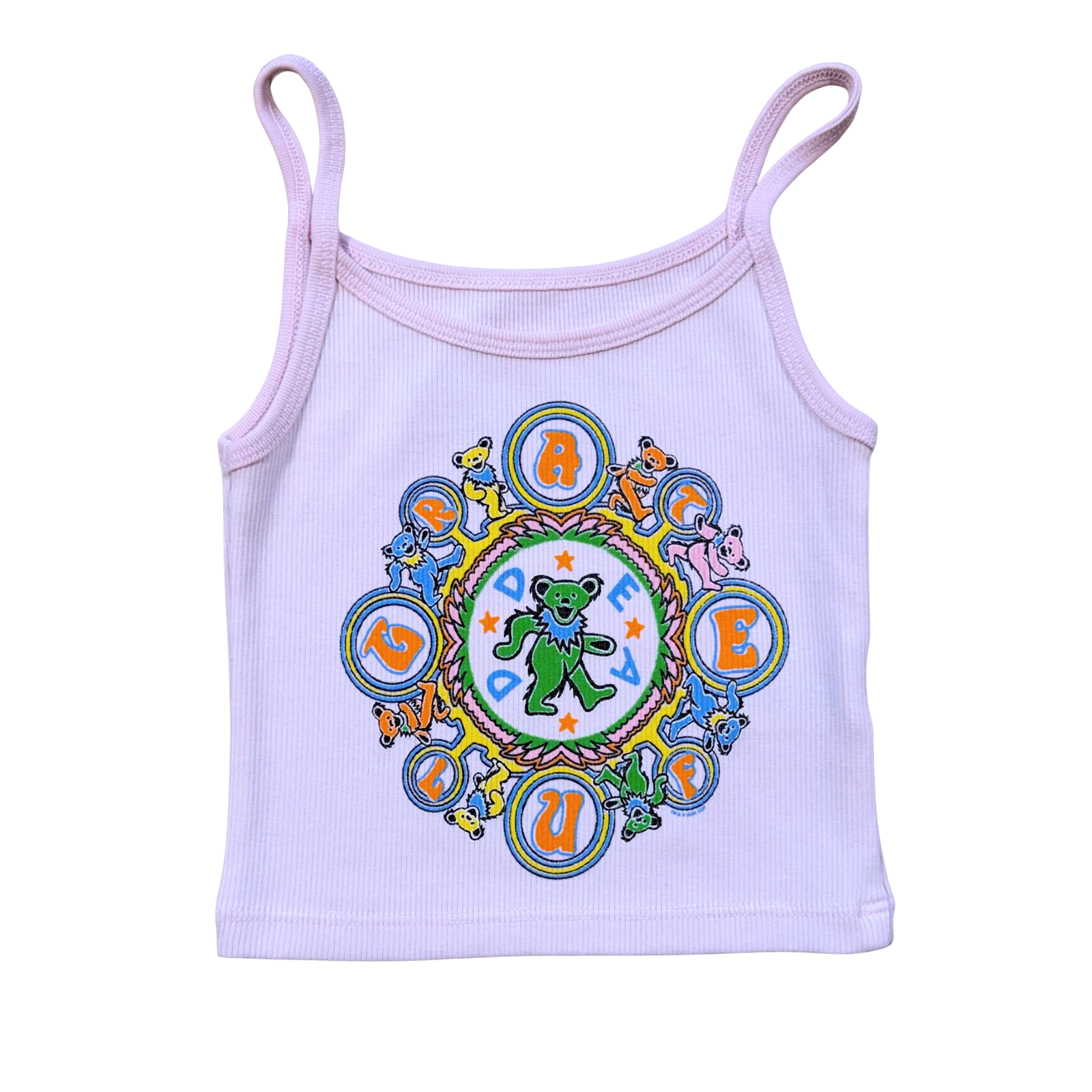Rowdy Sprout Girls Grateful Dead Kaleidoscope Bears Tank