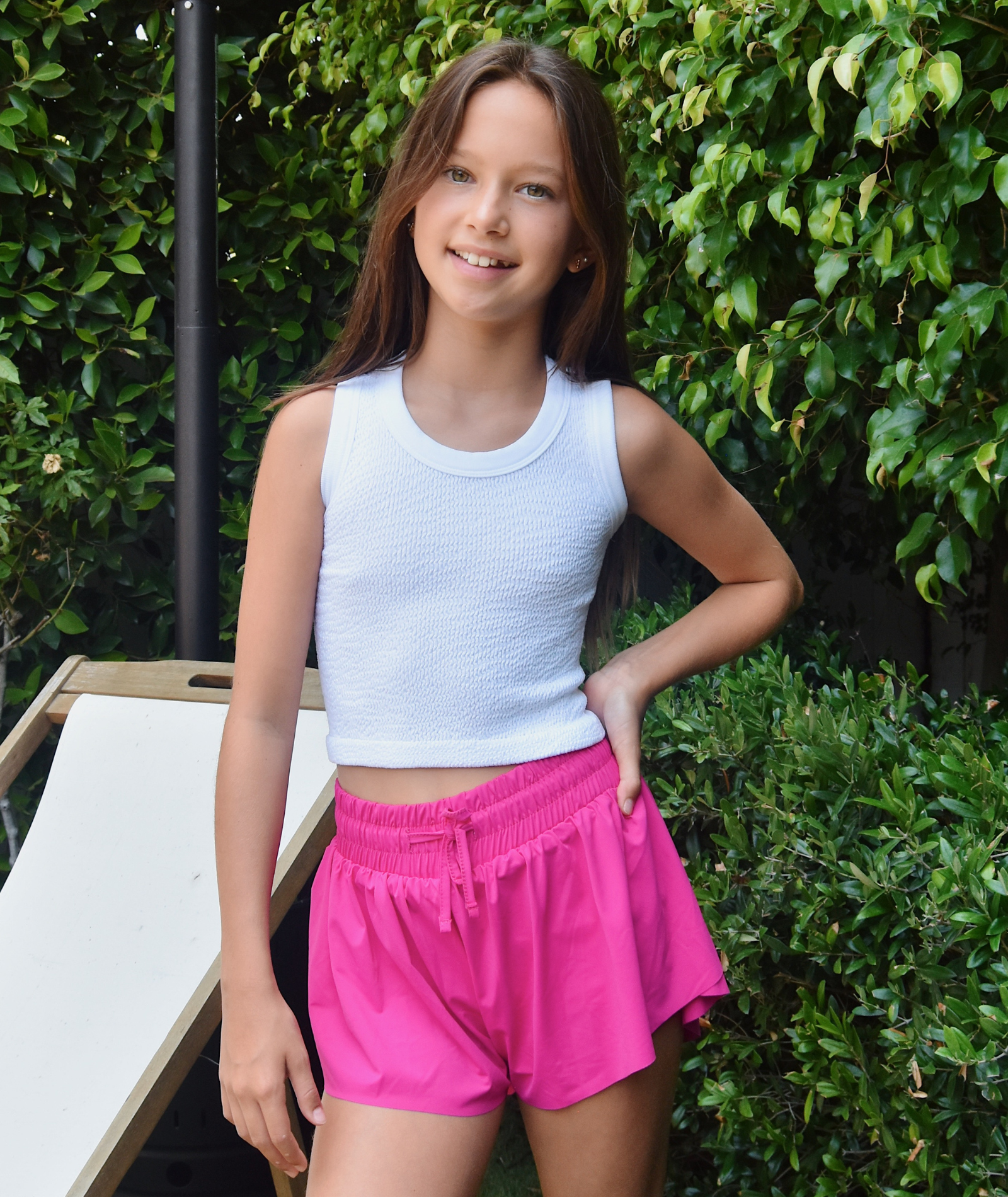 Jill Fly Away Shorts Girls Girls Casual Bottoms Suzette Barbie Pink Y/S (7)