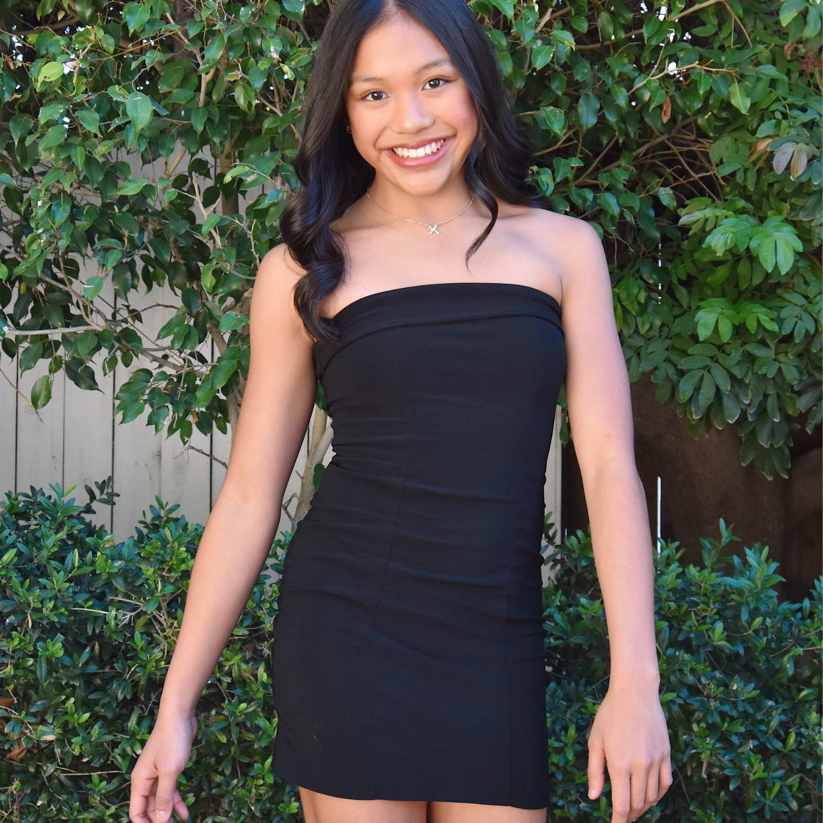 Cheryl Creations Juniors Isabella Strapless Dress Girls Special Dresses Cheryl Creations Black Juniors/Women S