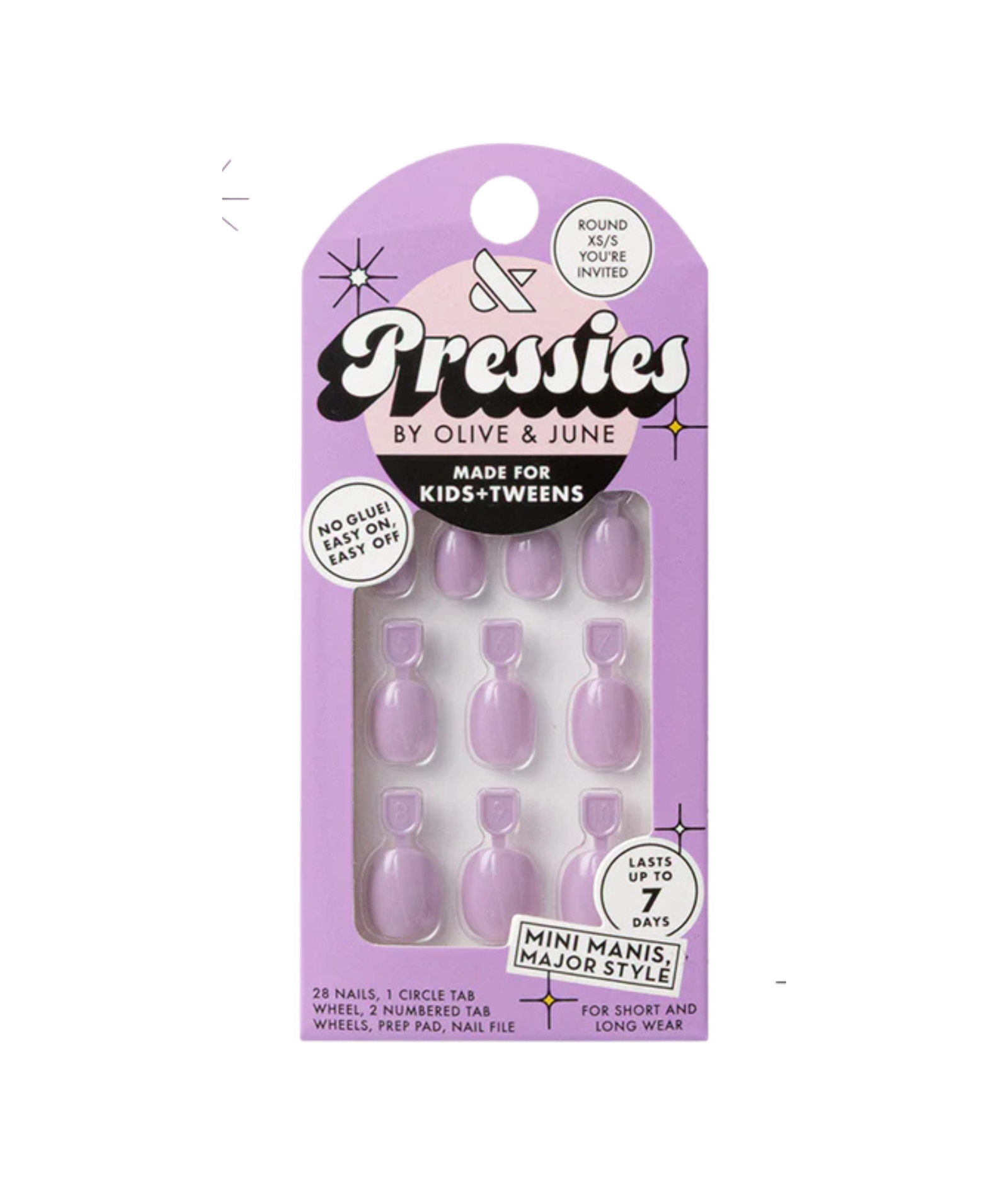 Olive and June Round Pressies You're Invited Accessories Frankie's Exclusives Multi XS/S