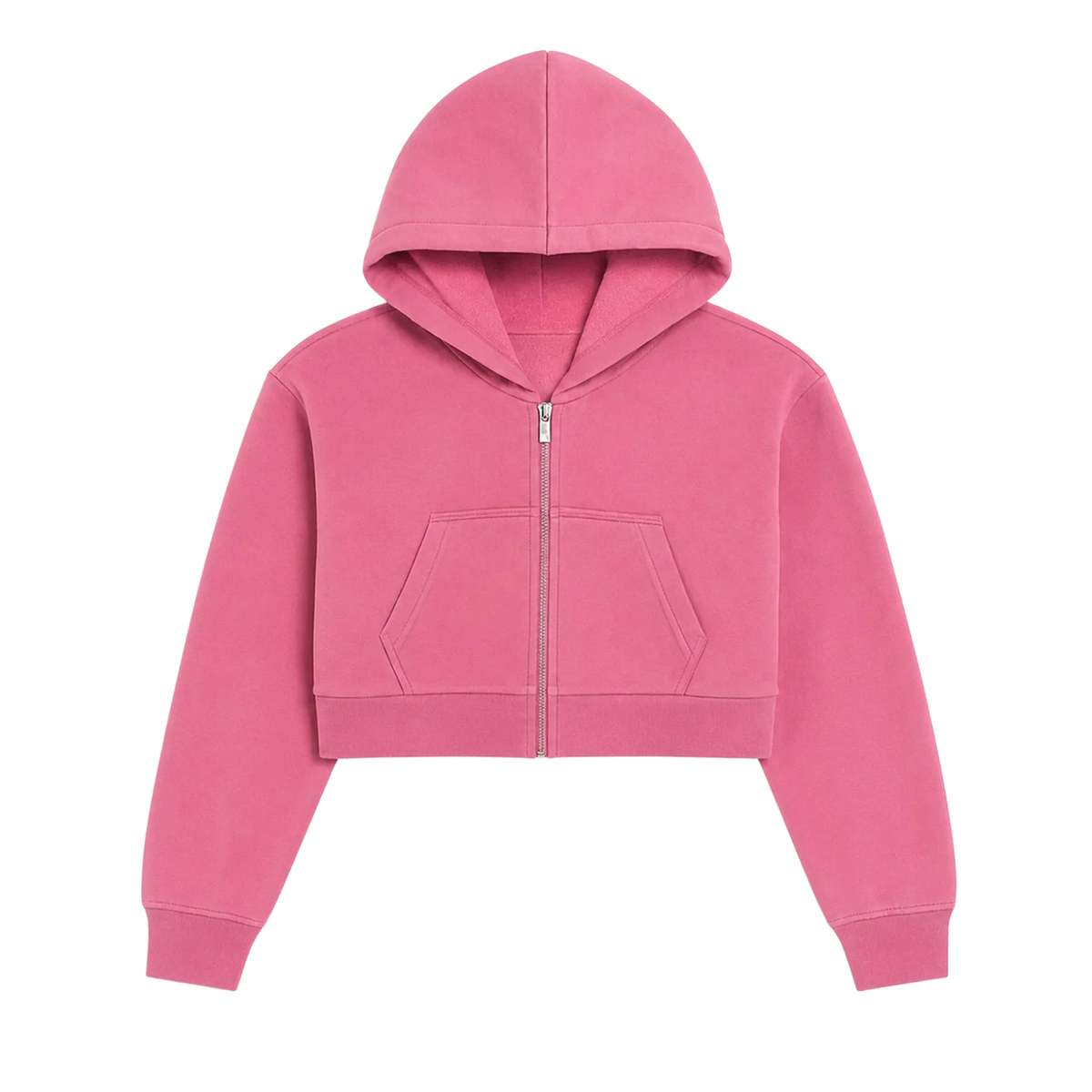 Girls Teen & Pre Teen Katie J NYC Cody Crop Zip Hoodie Cashmere