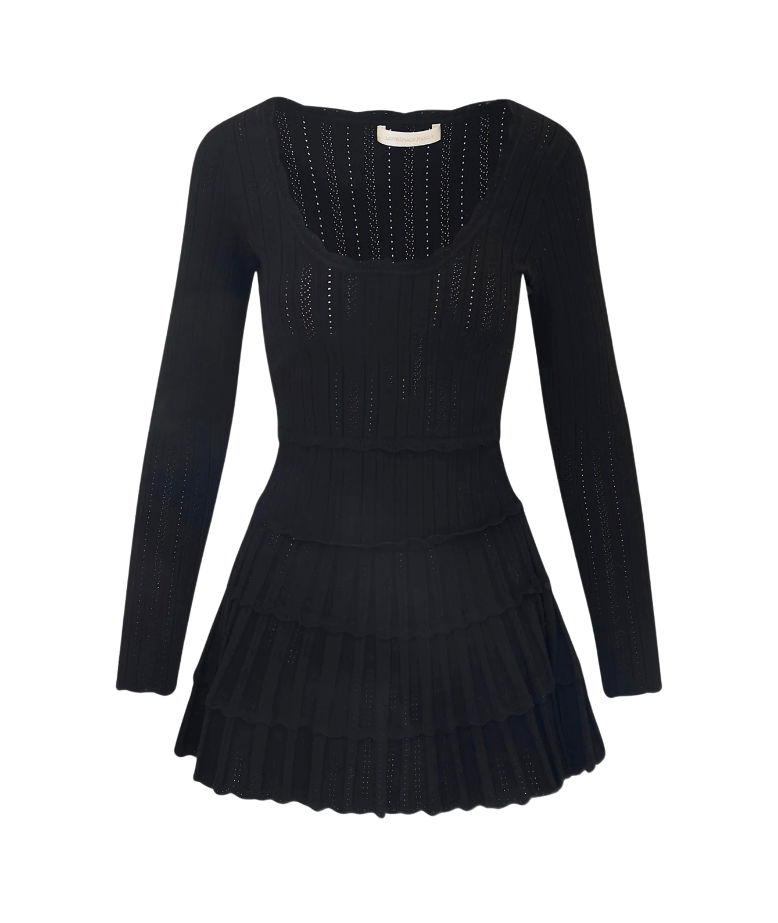 Love Shack Fancy Women Lavender Dress Black Womens Casual Dresses Love Shack Fancy